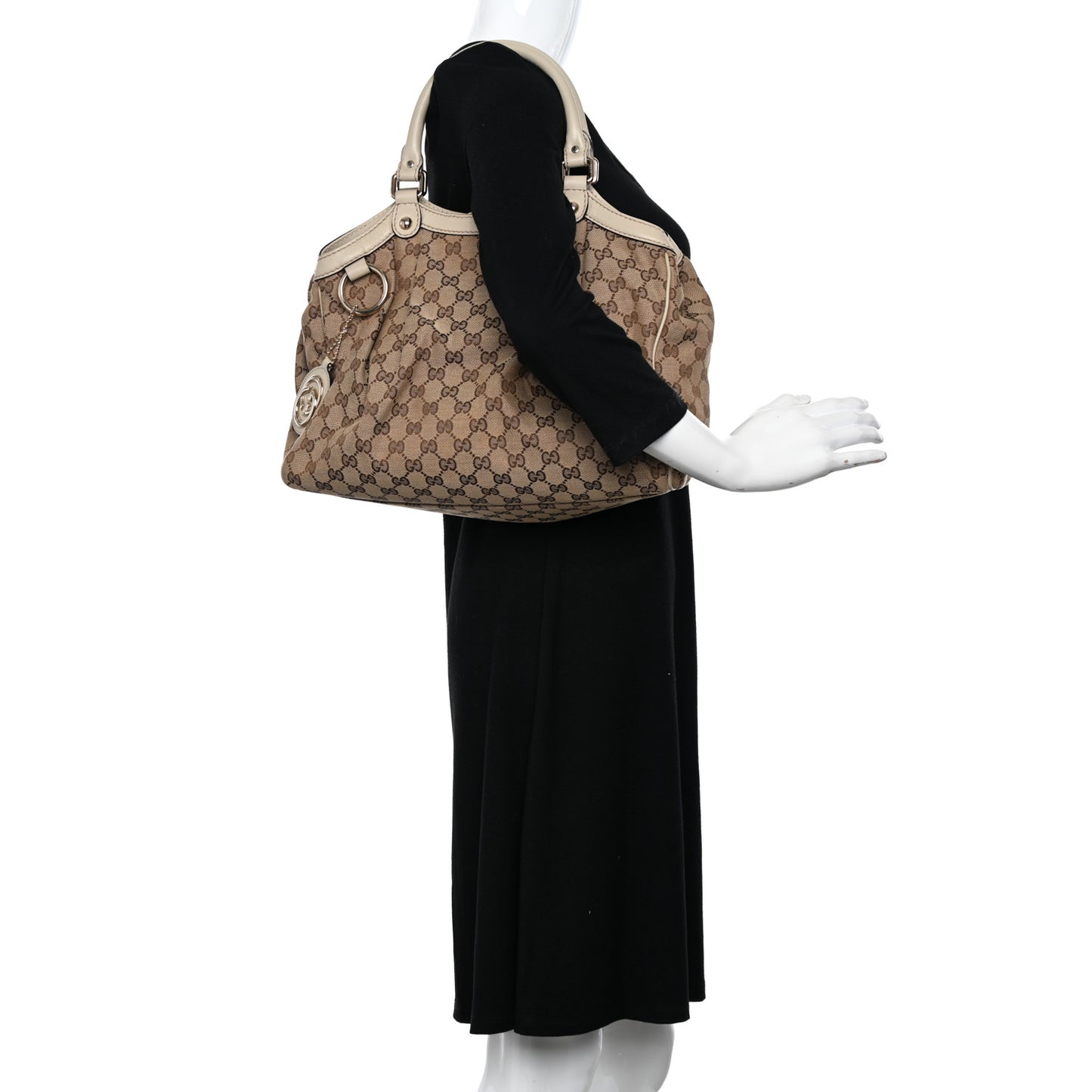 Monogram Medium Sukey Tote Off White