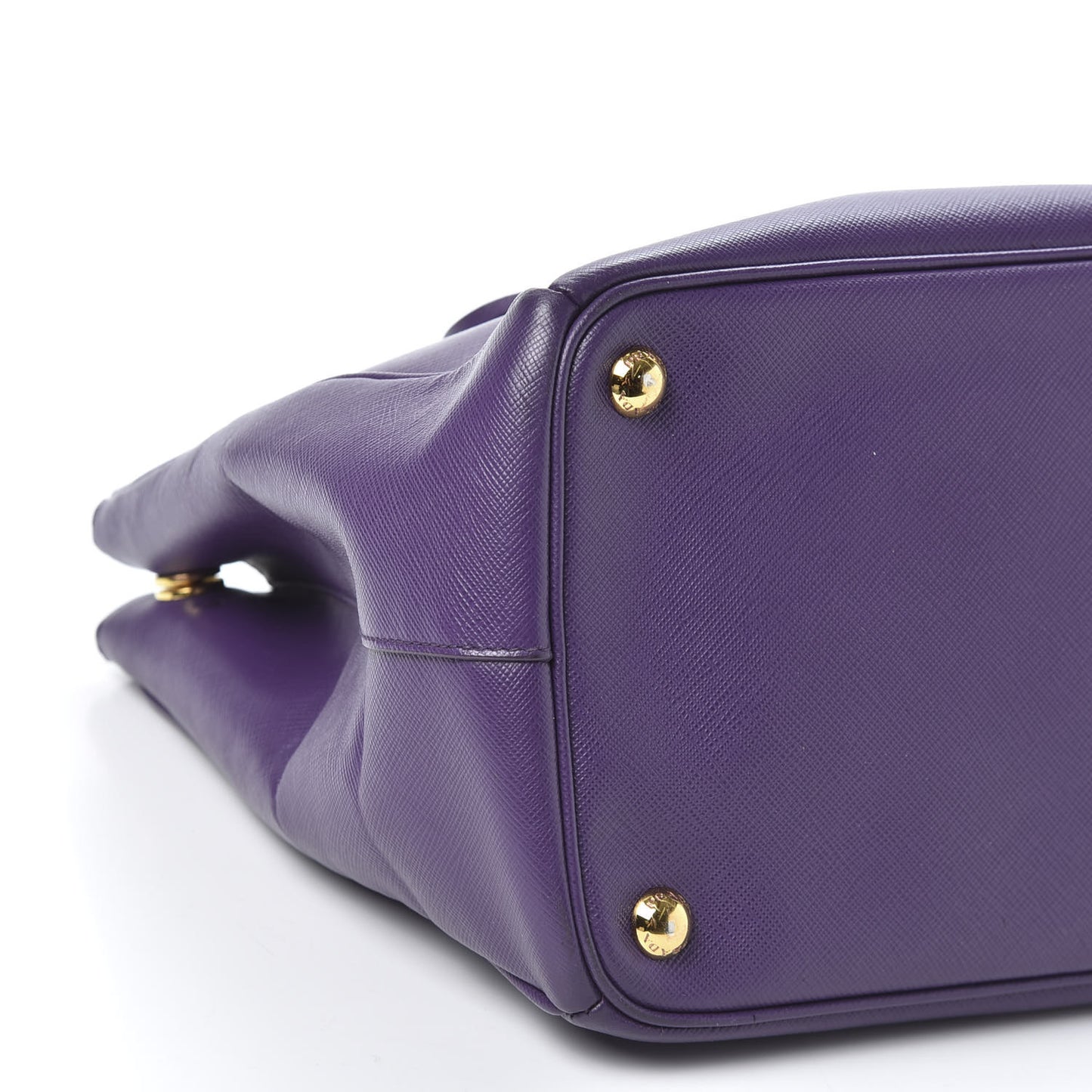 Saffiano Medium Galleria Double Zip Tote Viola