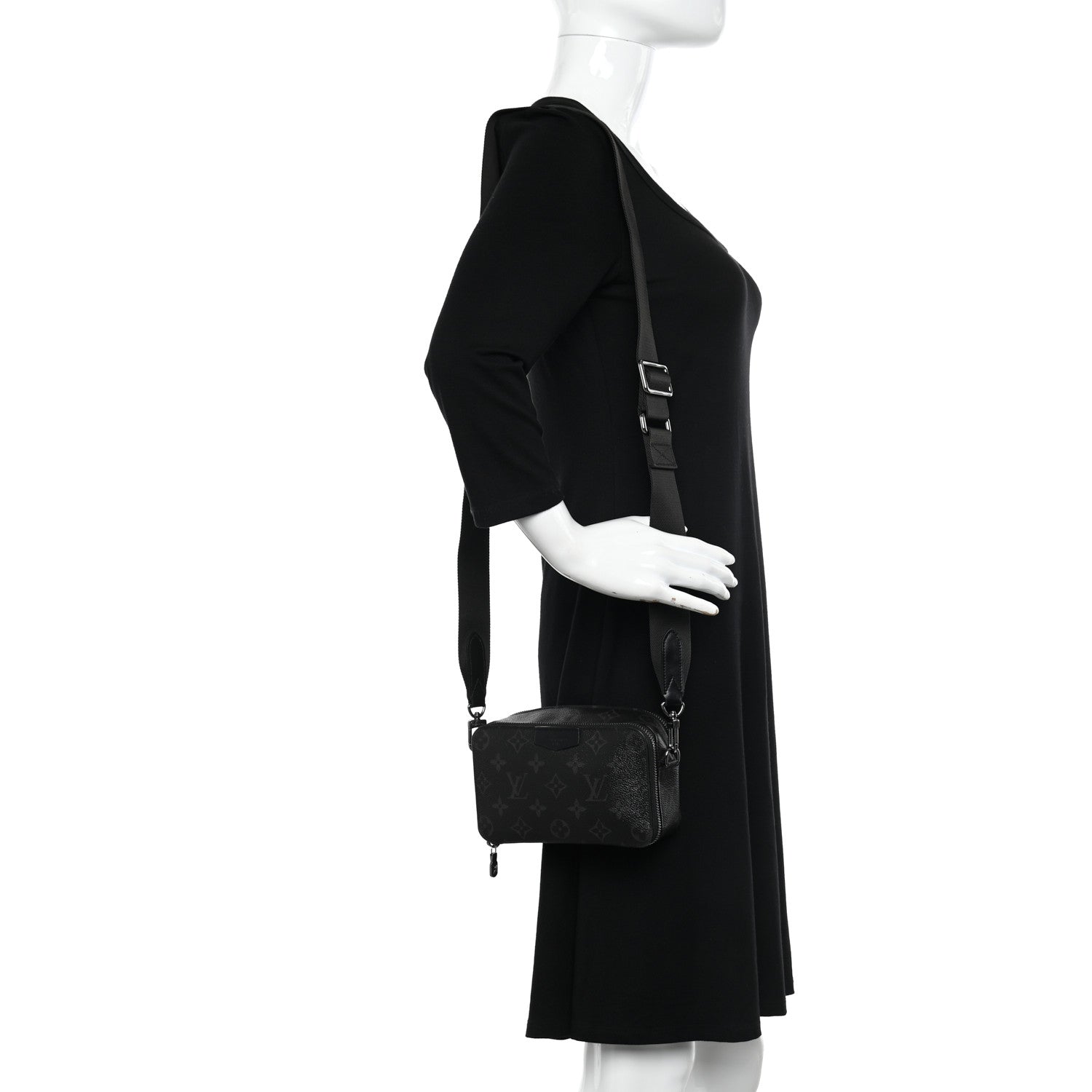 Louis Vuitton Monogram Eclipse Alpha Wearable Wallet 2 of 15