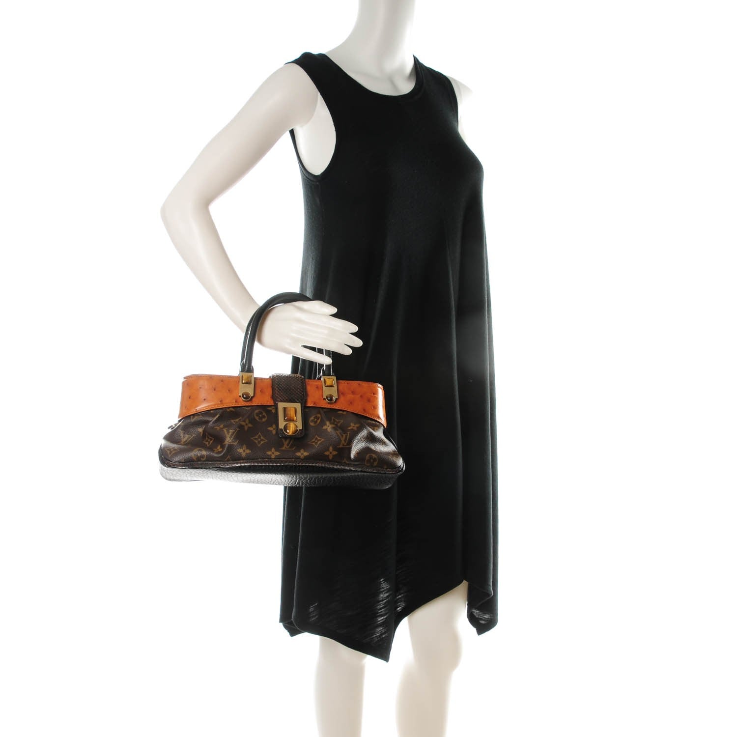 Louis Vuitton Monogram Ostrich Macha Waltz 2 of 8