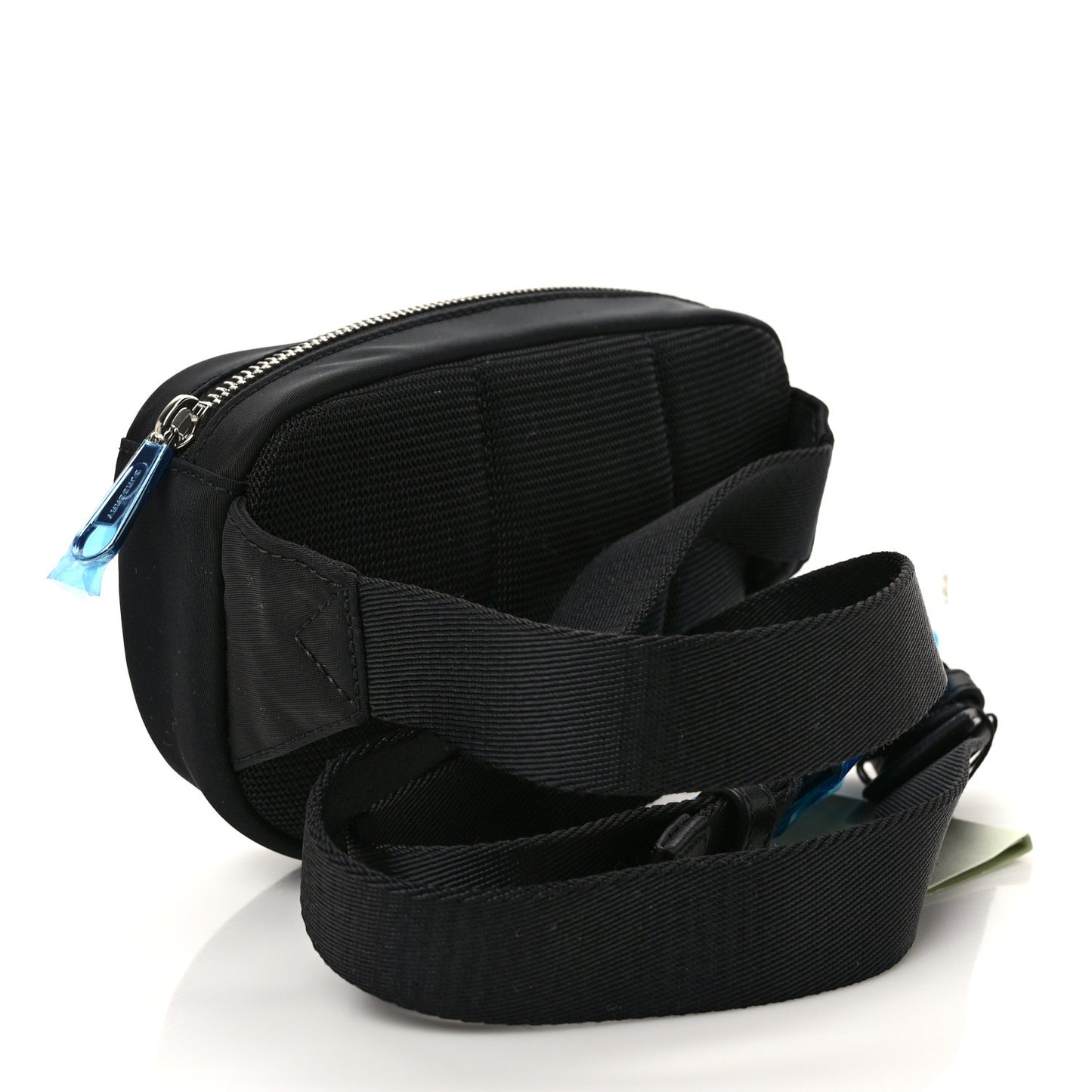 Econyl Logo Print Small Cannon Bum Bag Black