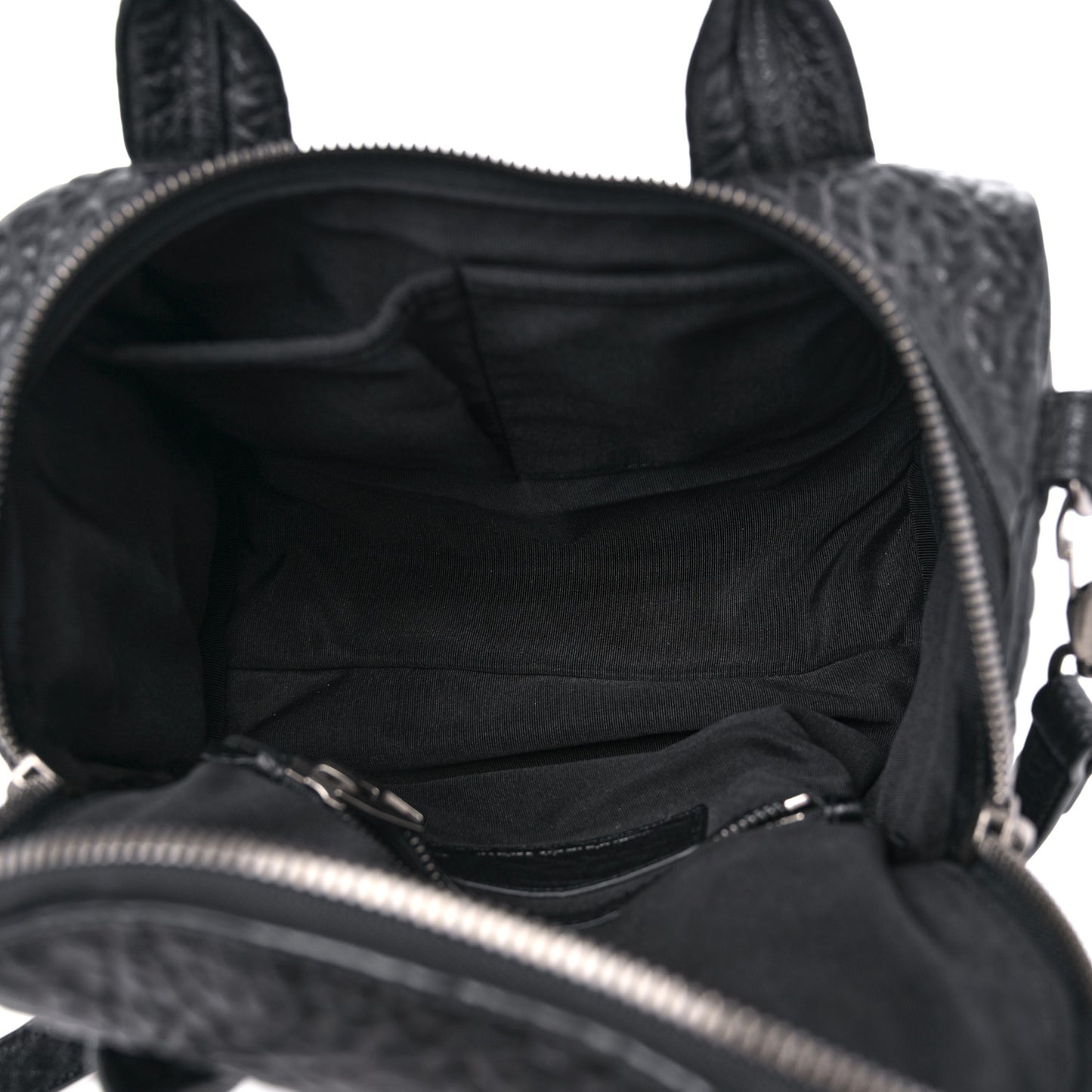 Pebbled Lambskin Mini Rockie Black Rhodium Hardware