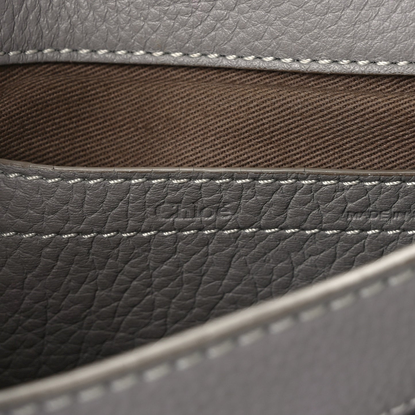Calfskin Mini Marcie Round Crossbody Bag Cashmere Grey