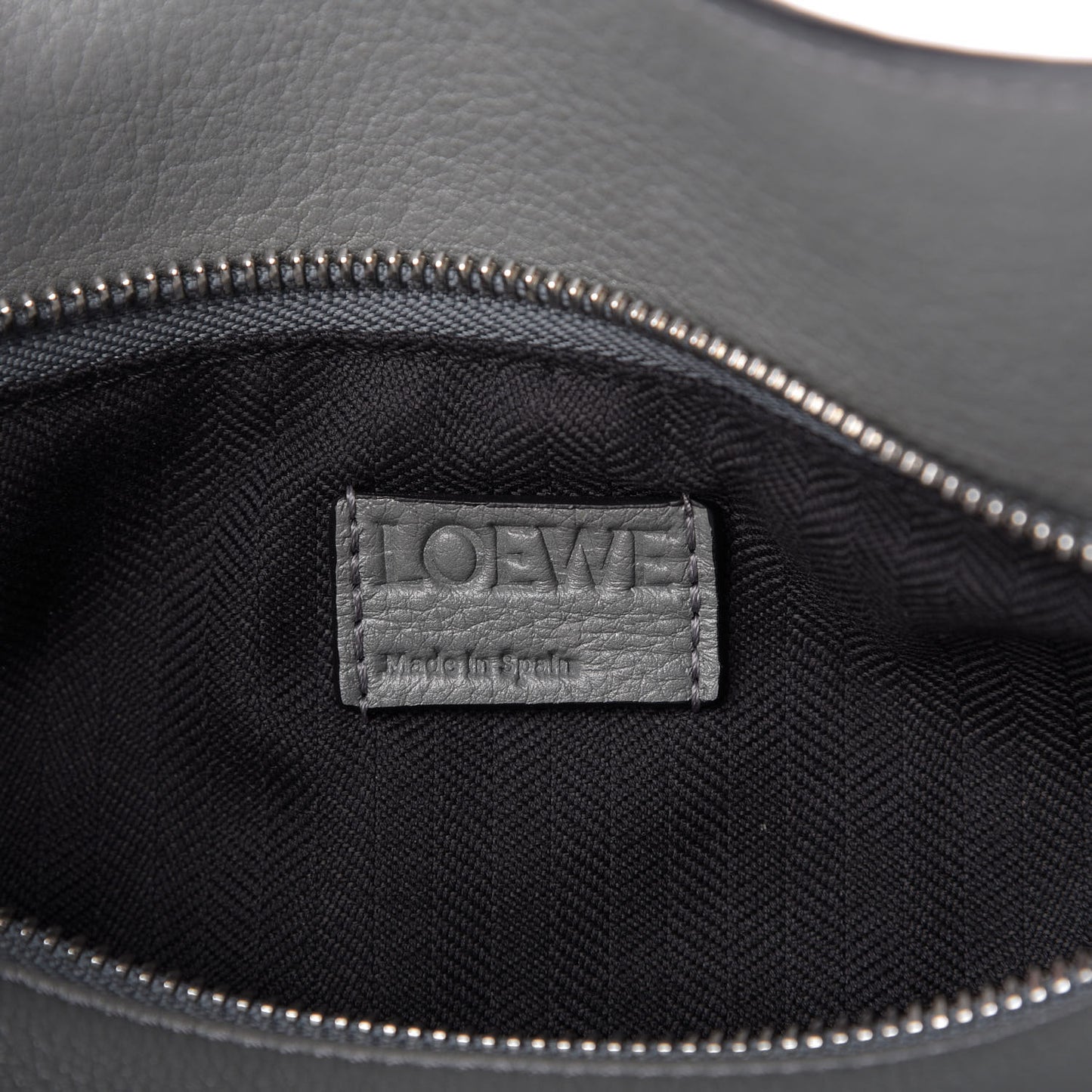 Calfskin Small Puzzle Bag Gunmetal