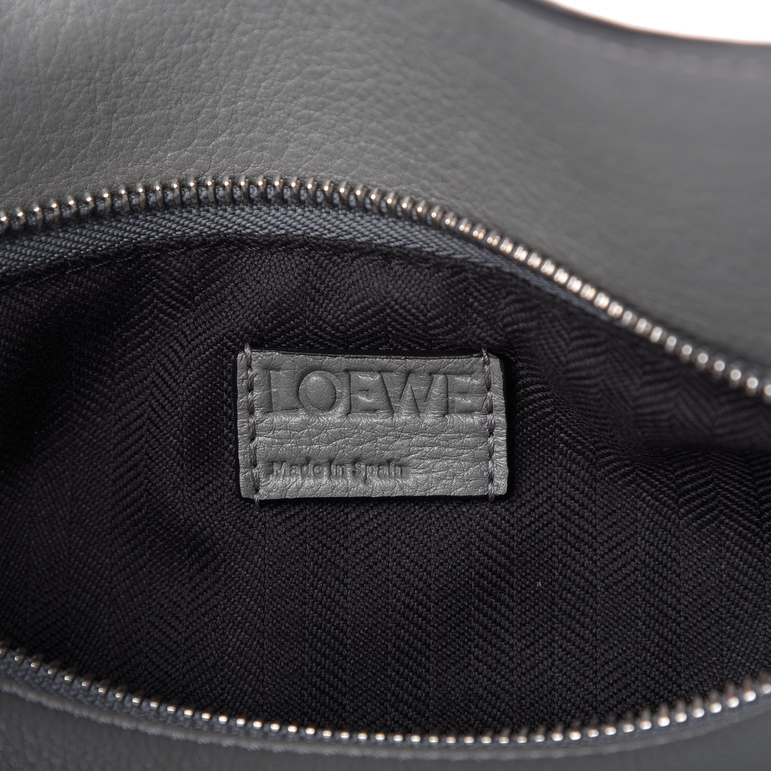 Loewe Calfskin Small Puzzle Bag Gunmetal 8 of 8