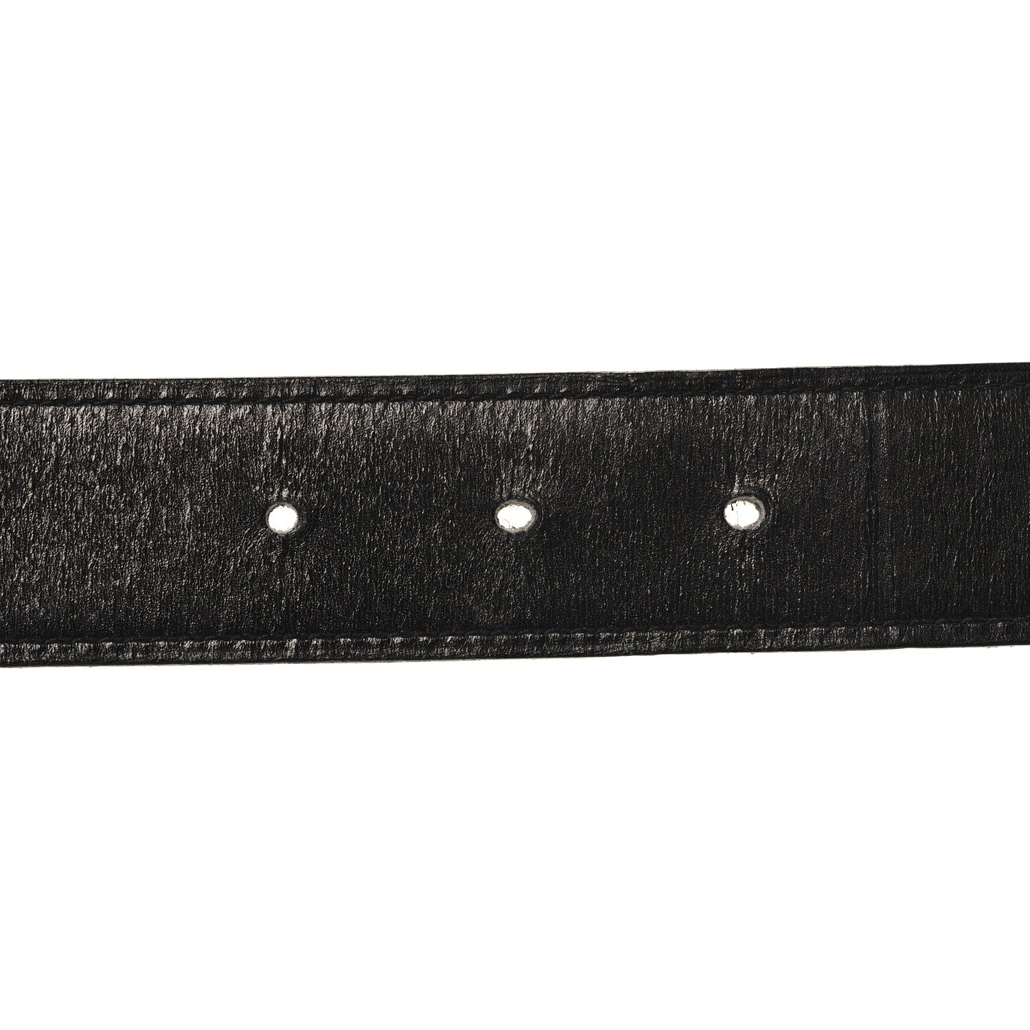Hermes Box Togo 32mm H Belt 85 34 Black Chocolate 3 of 7