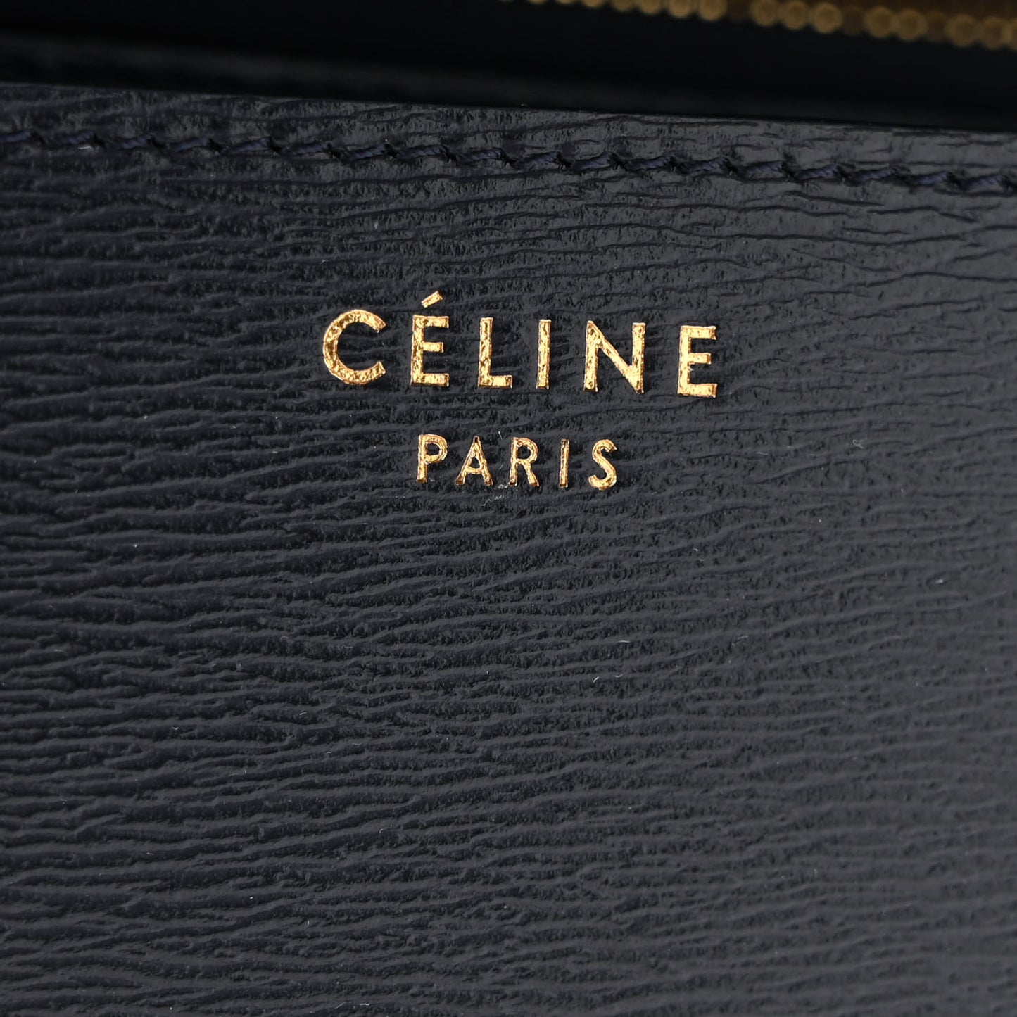 Liege Calfskin Medium Classic Box Flap Bag Dark Blue