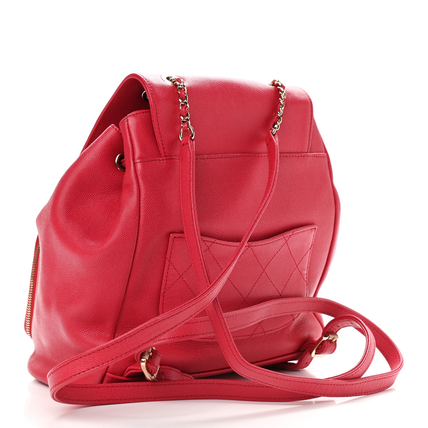 chanel red quilted caviar leather backpack bag Chanel Caviar Quilted Business Affinity Backpack Red 939935 – FASHIONPHILE