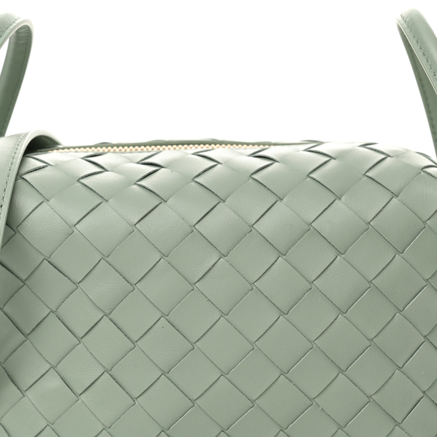 Bottega Veneta Nappa Intrecciato Loop Top Handle Camera Bag New Sauge 8 of 10