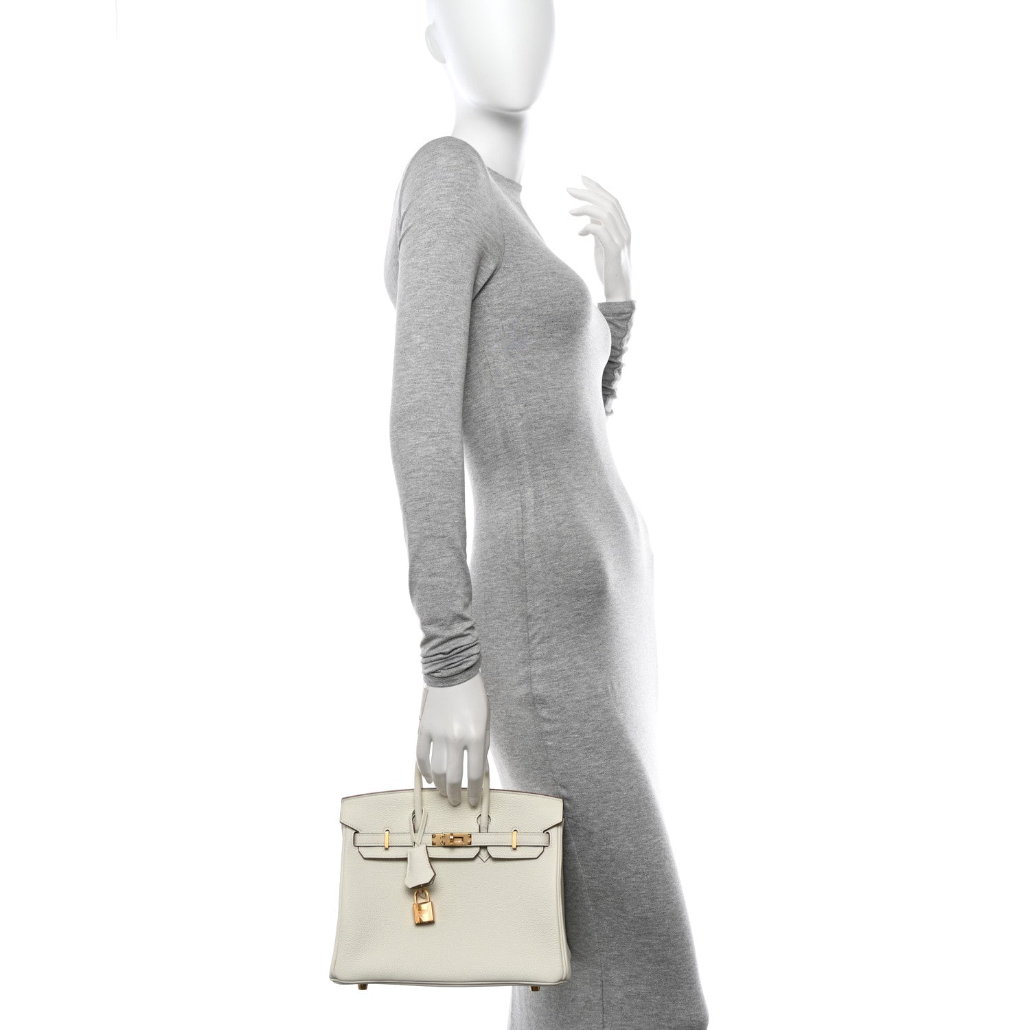 Hermes Togo Birkin 25 Mushroom 2 of 10