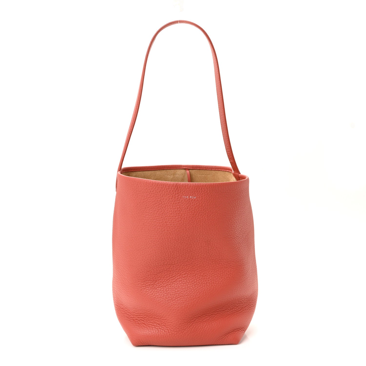 The Row Grained Calfskin Medium N/S Park Tote Rust 1820657