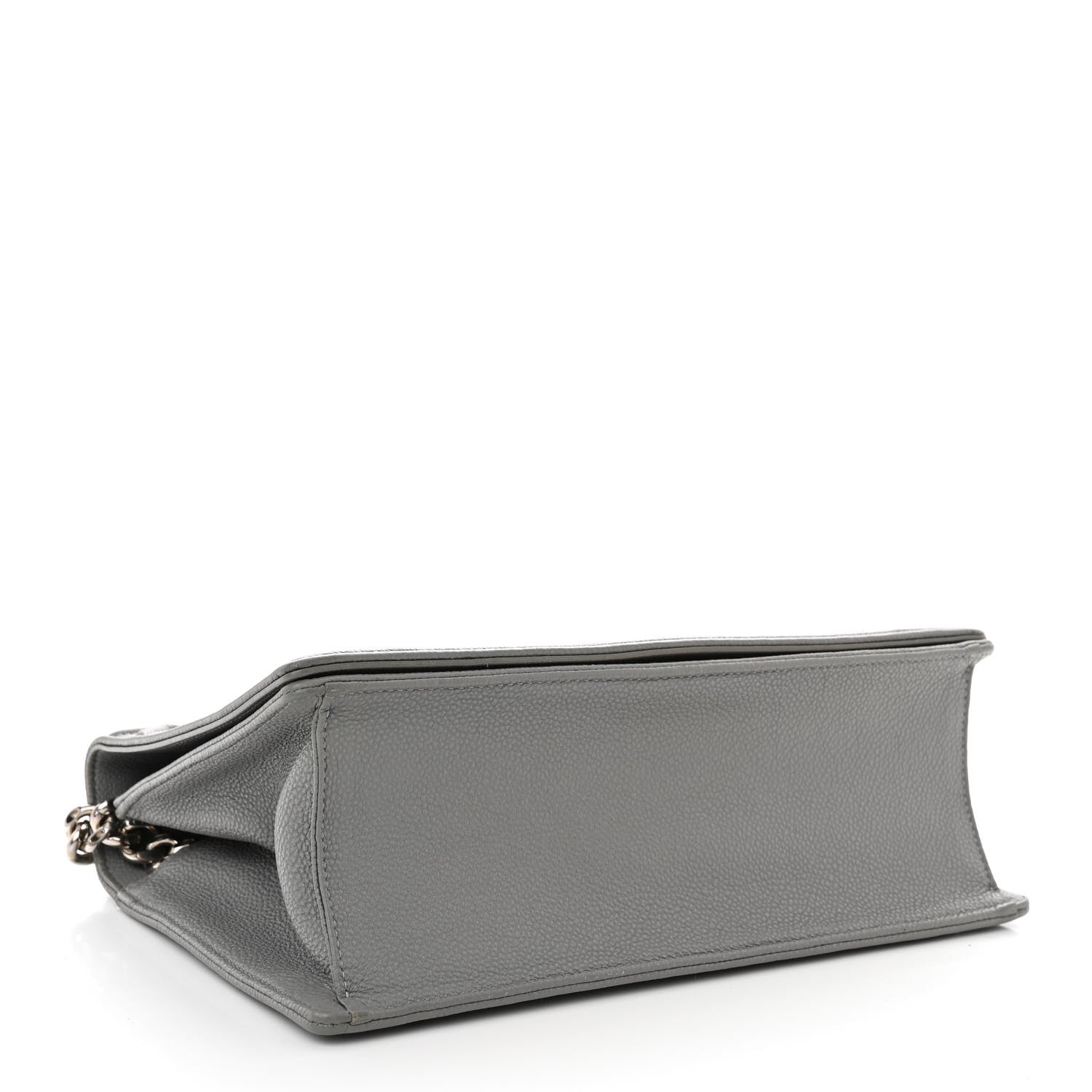 Christian Dior Grained Calfskin Medium Diorama Flap Bag Gris 4 of 10