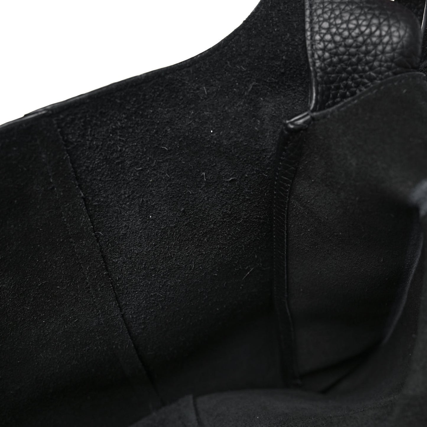 Calfskin Heavy Grain Portobello Tote Black