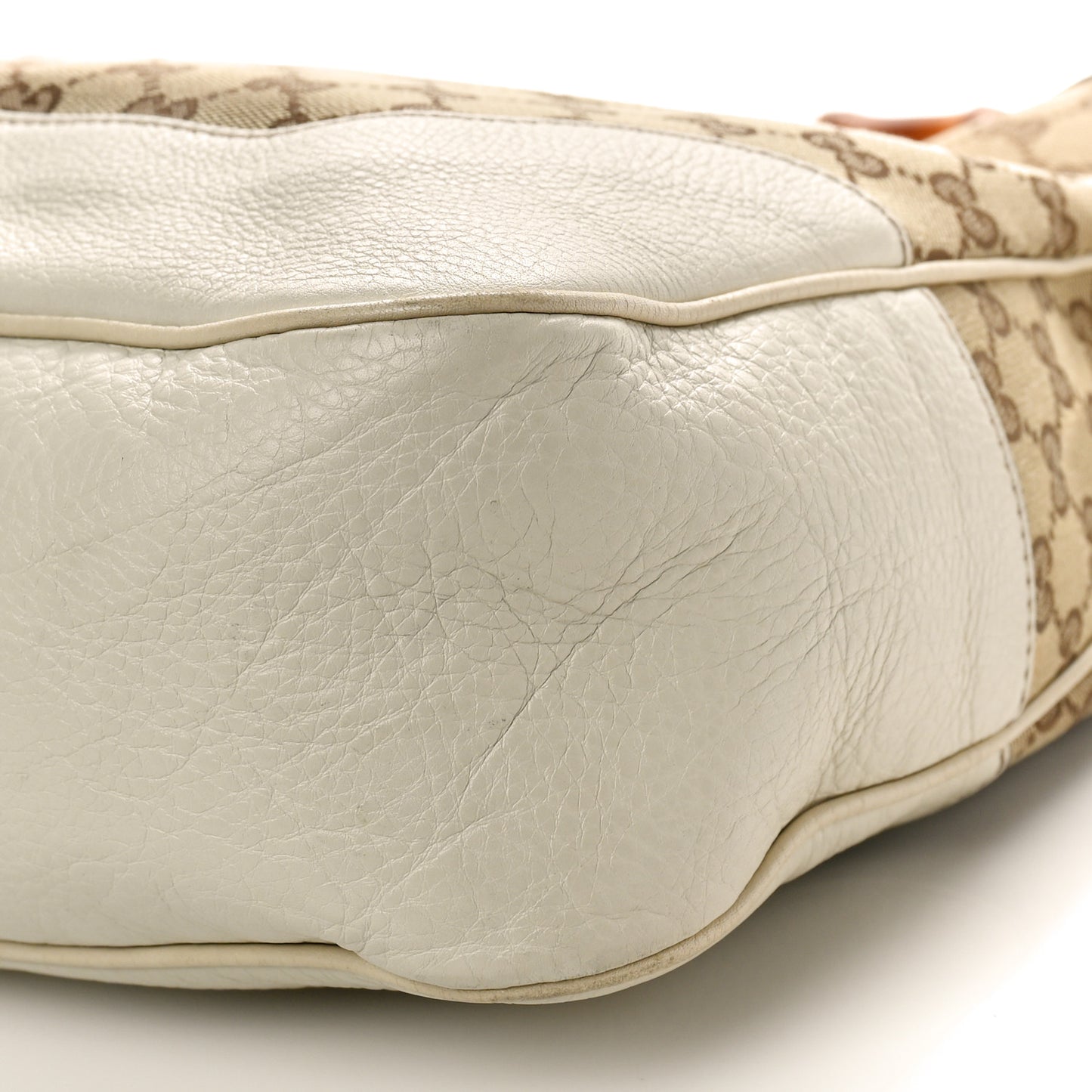 Monogram Medium Diana Bamboo Shoulder Bag Off White