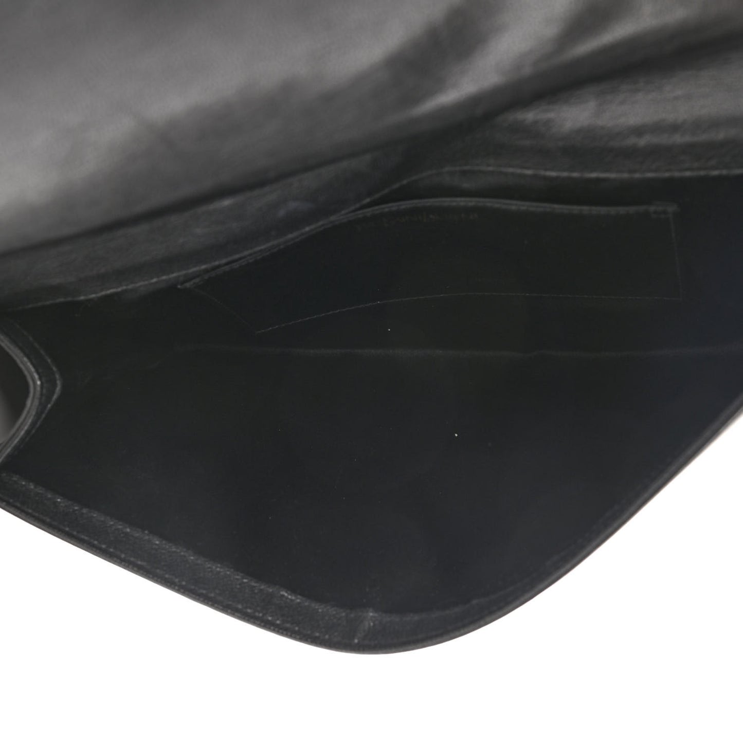 Calfskin Monogram Large Belle De Jour Clutch Black