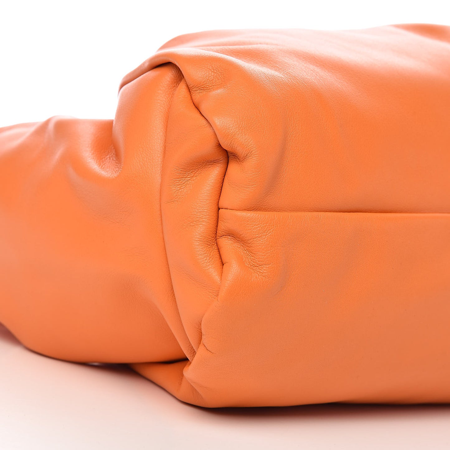 Smooth Butter Calfskin Small The Shoulder Pouch Light Orange