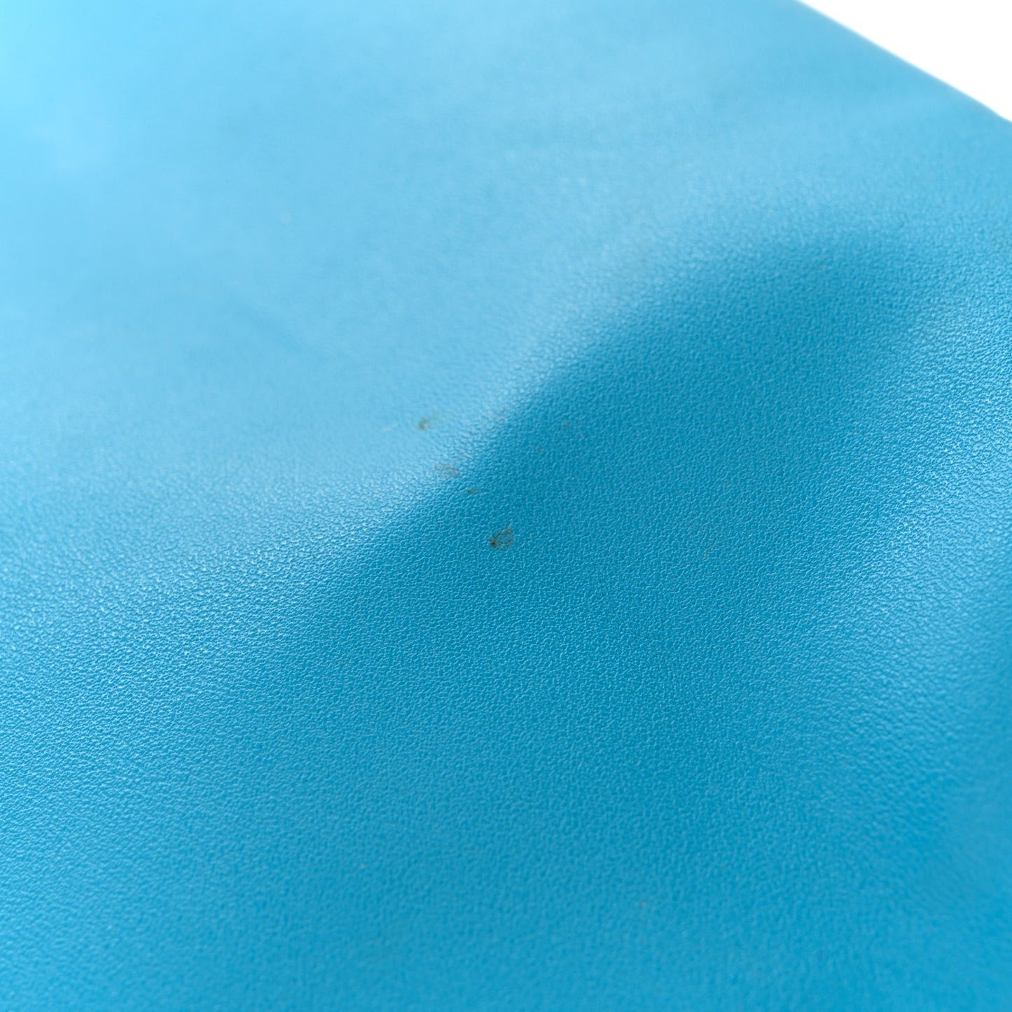 Vegan Leather Medium Shopping Bag Cyan