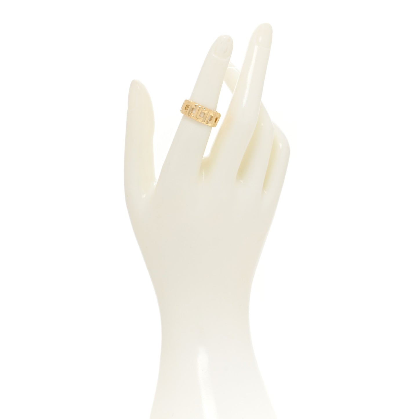 18K Yellow Gold T True Wide Ring 52 6