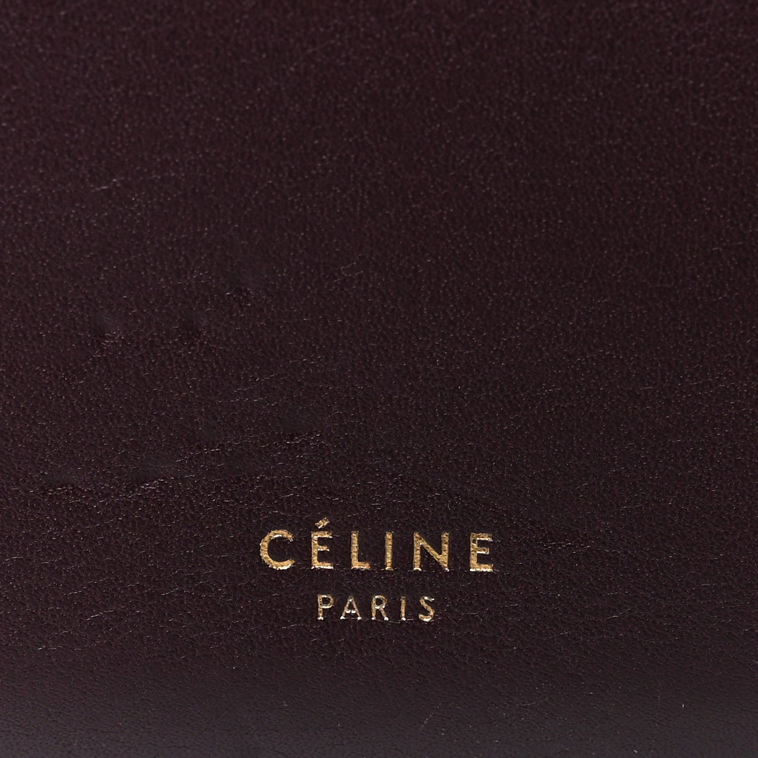 Celine Smooth Calfskin Clasp Large Wallet On Chain Bordeaux 6 of 11