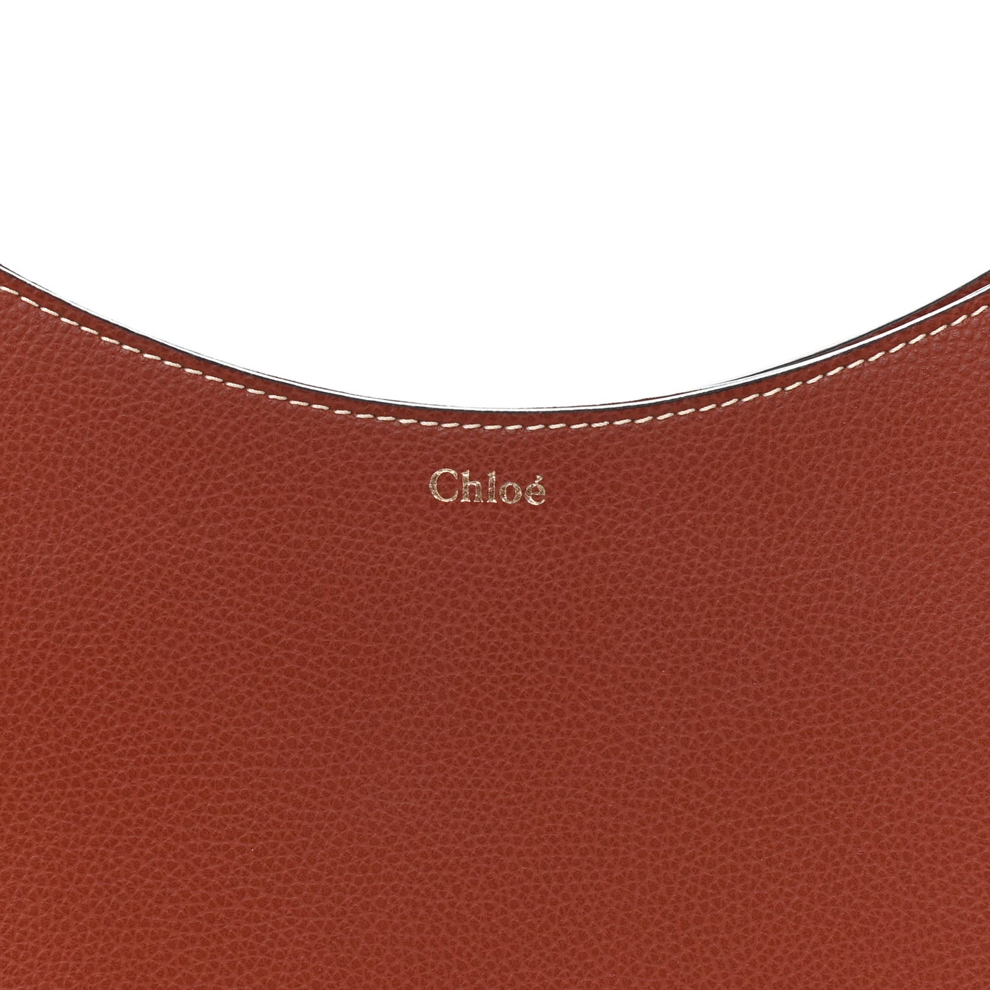 Small Grain Smooth Calfskin Medium Darryl Hobo Sepia Brown