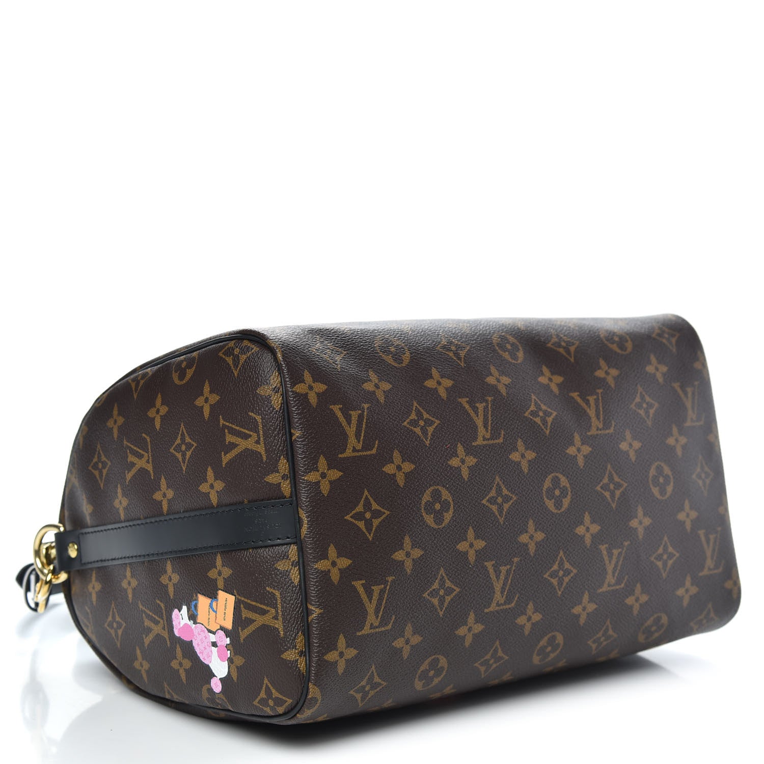 Louis Vuitton Monogram My World Tour Speedy Bandouliere 30 Black 4 of 10
