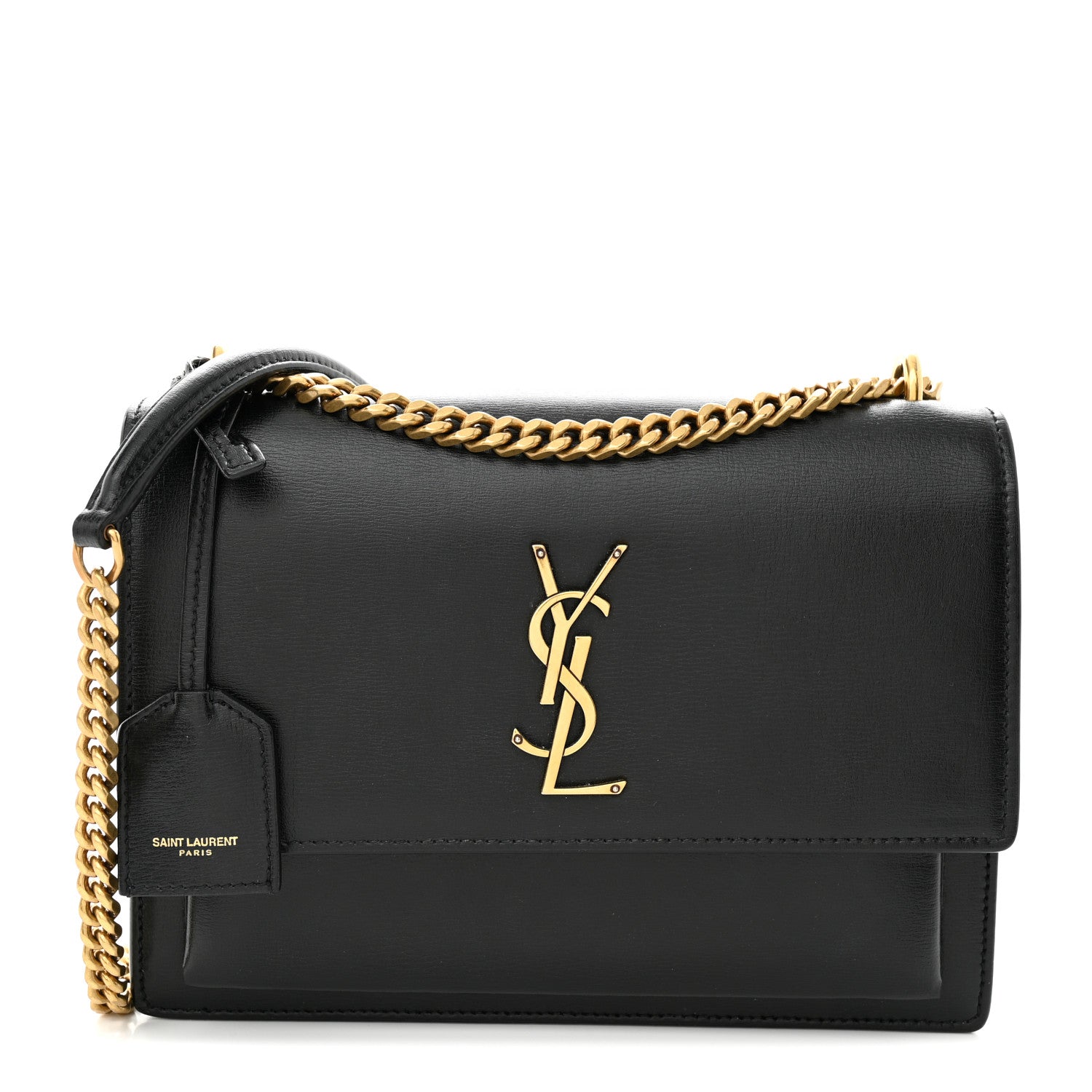 Saint Laurent Calfskin Medium Monogram Sunset Black 1 of 15