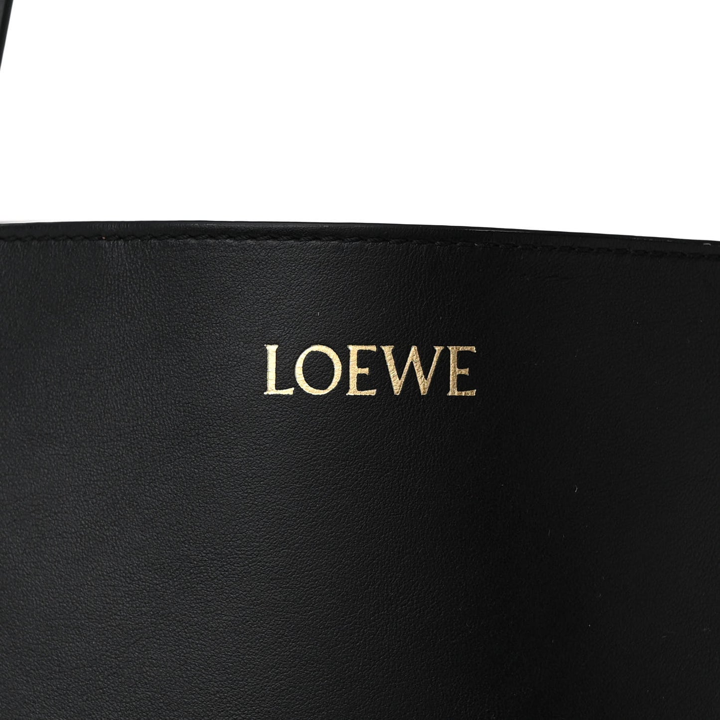 Shiny Calfskin Large Puzzle Fold Black
