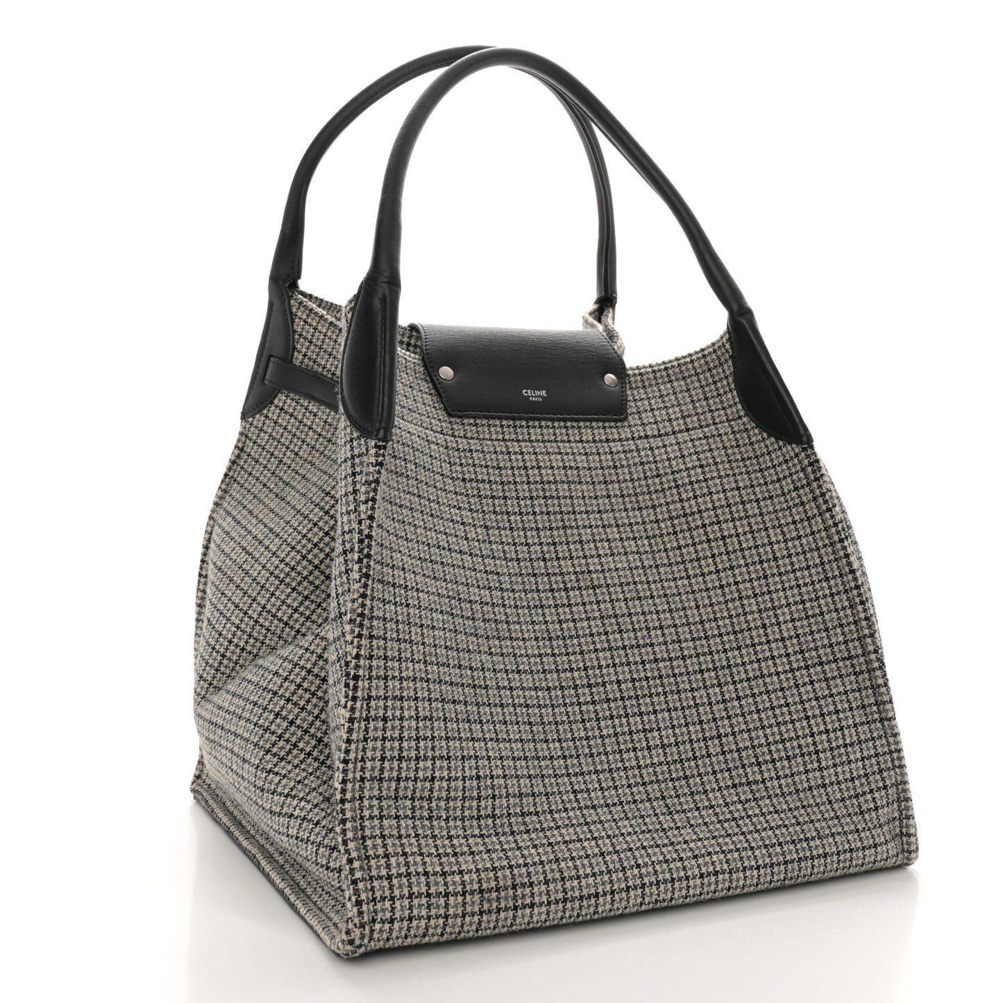 Tweed Smooth Calfskin Medium Big Bag Black