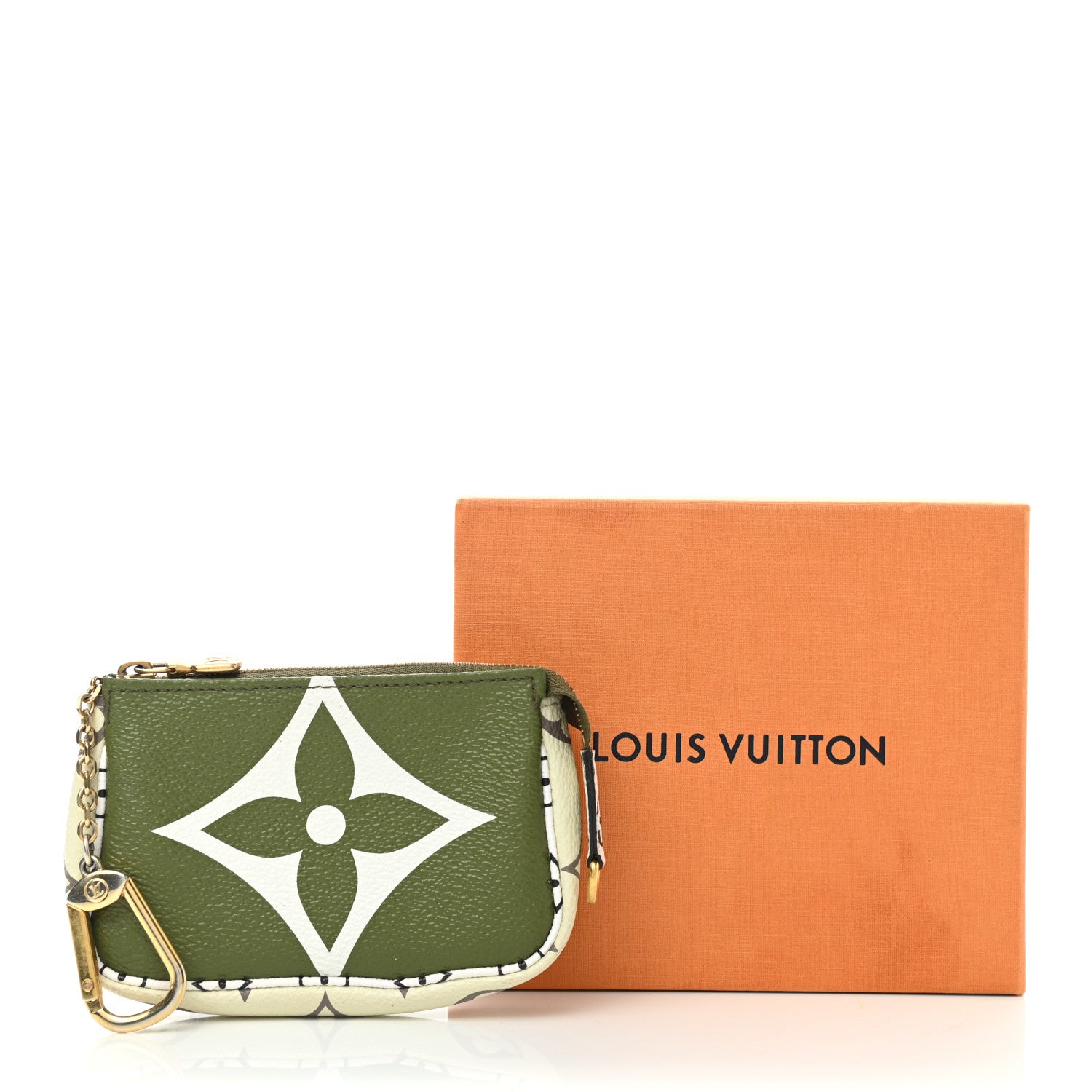 Louis Vuitton Monogram Giant Micro Pochette Accessories Kaki White 8 of 8