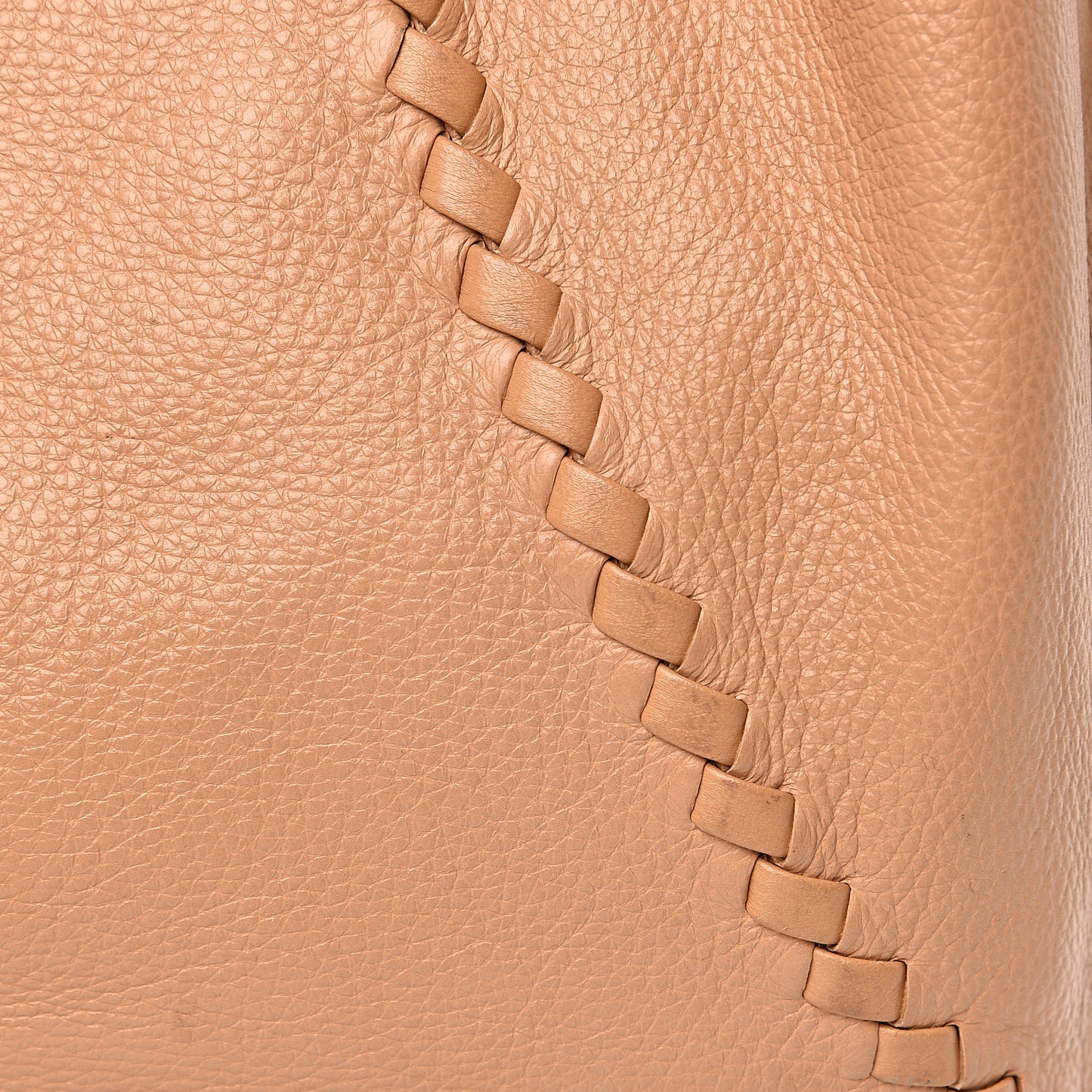 Cervo Deerskin Large Hobo Carmel