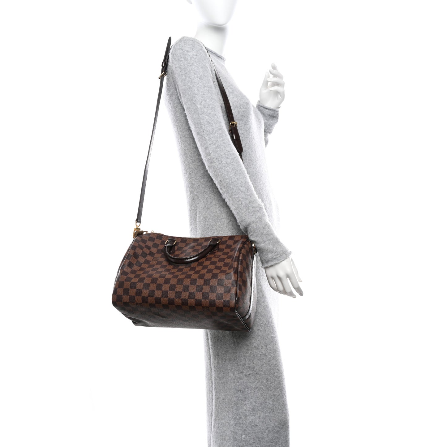 Damier Ebene Speedy Bandouliere 30