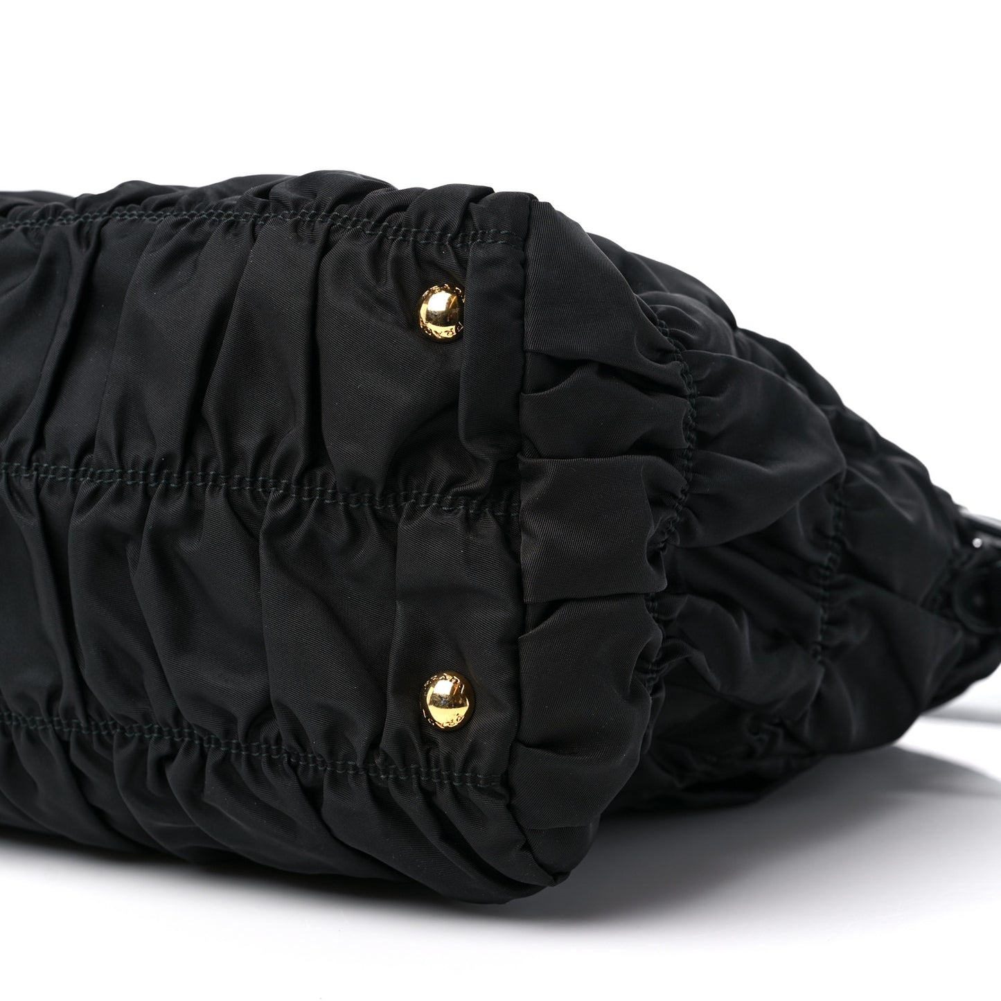 Tessuto Nylon Gaufre Tote Black