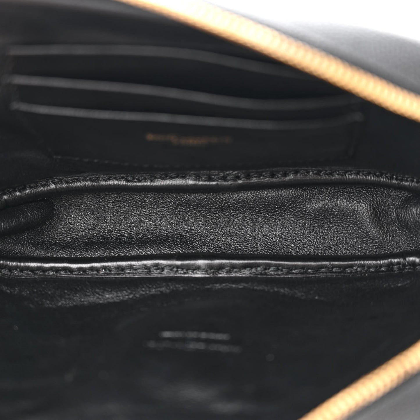 Grain De Poudre Matelasse Monogram Mini Lou Camera Bag Black