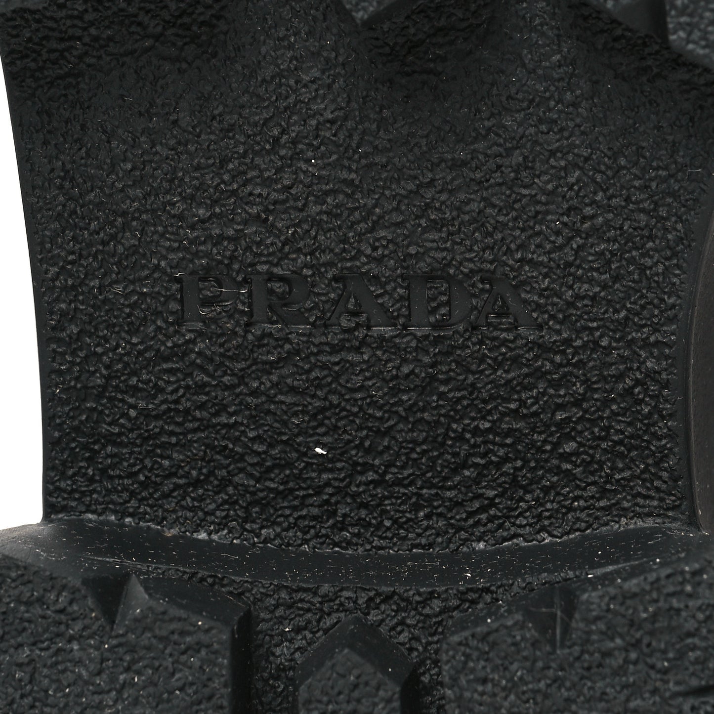 Nylon Rubber Shearling Triangle Logo Monolith 55mm Snow Boots 36.5 Black