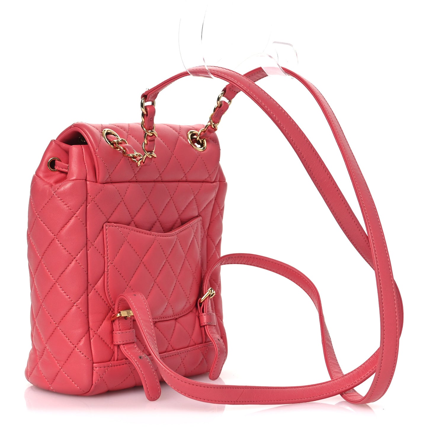 Lambskin Quilted Mini Urban Spirit Backpack Pink