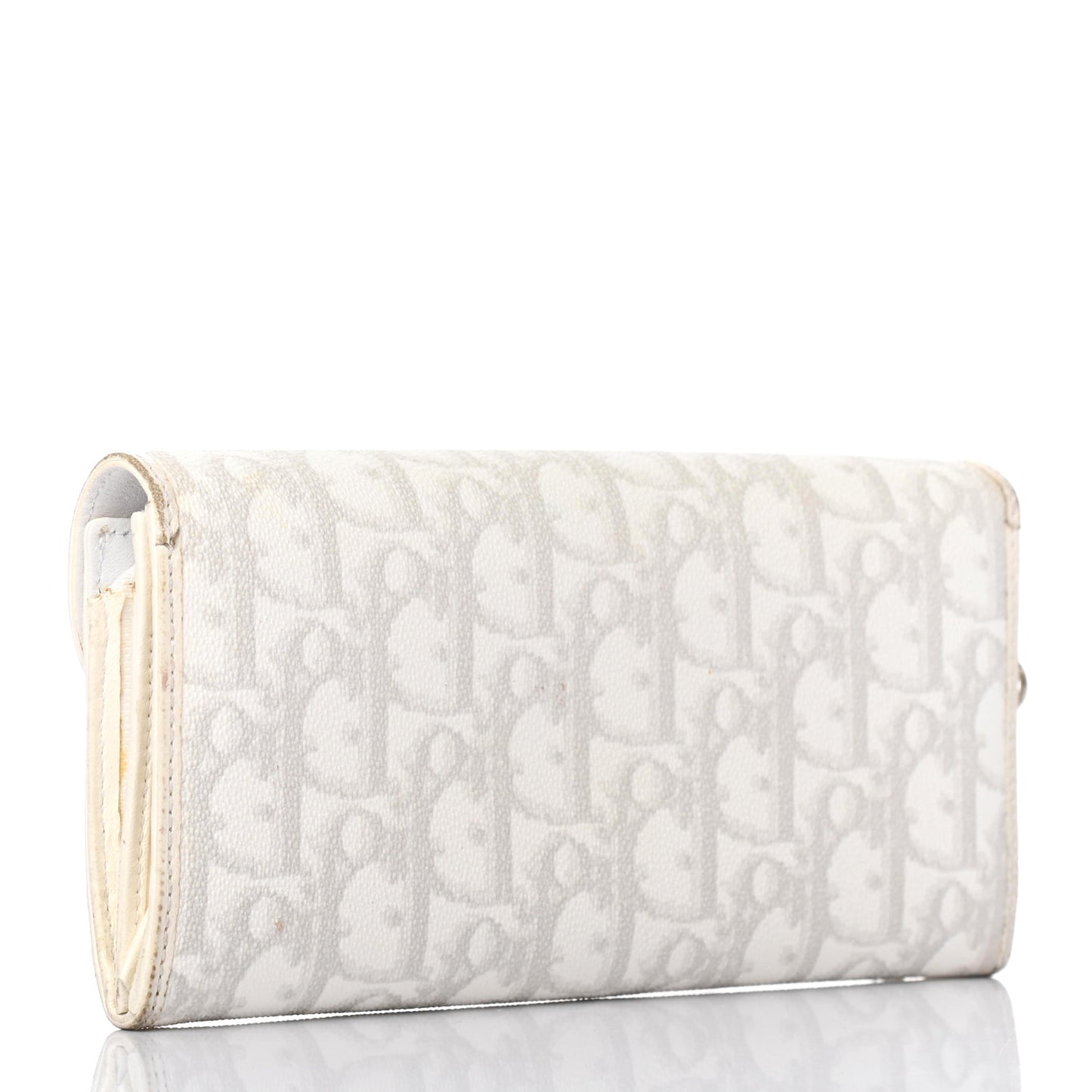 Monogram Trotter Romantique Heart Charm Wallet White