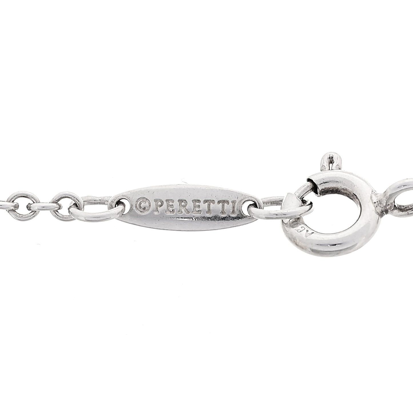 Sterling Silver 9mm Elsa Peretti Bean Bracelet