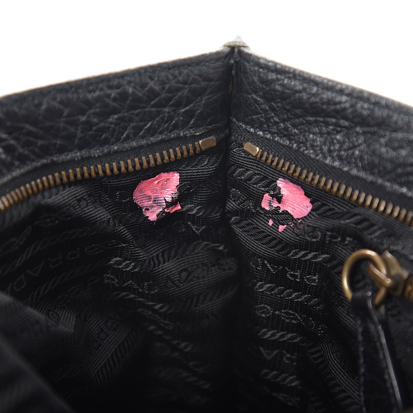 Tessuto Nylon Cervo Deerskin Tote Black