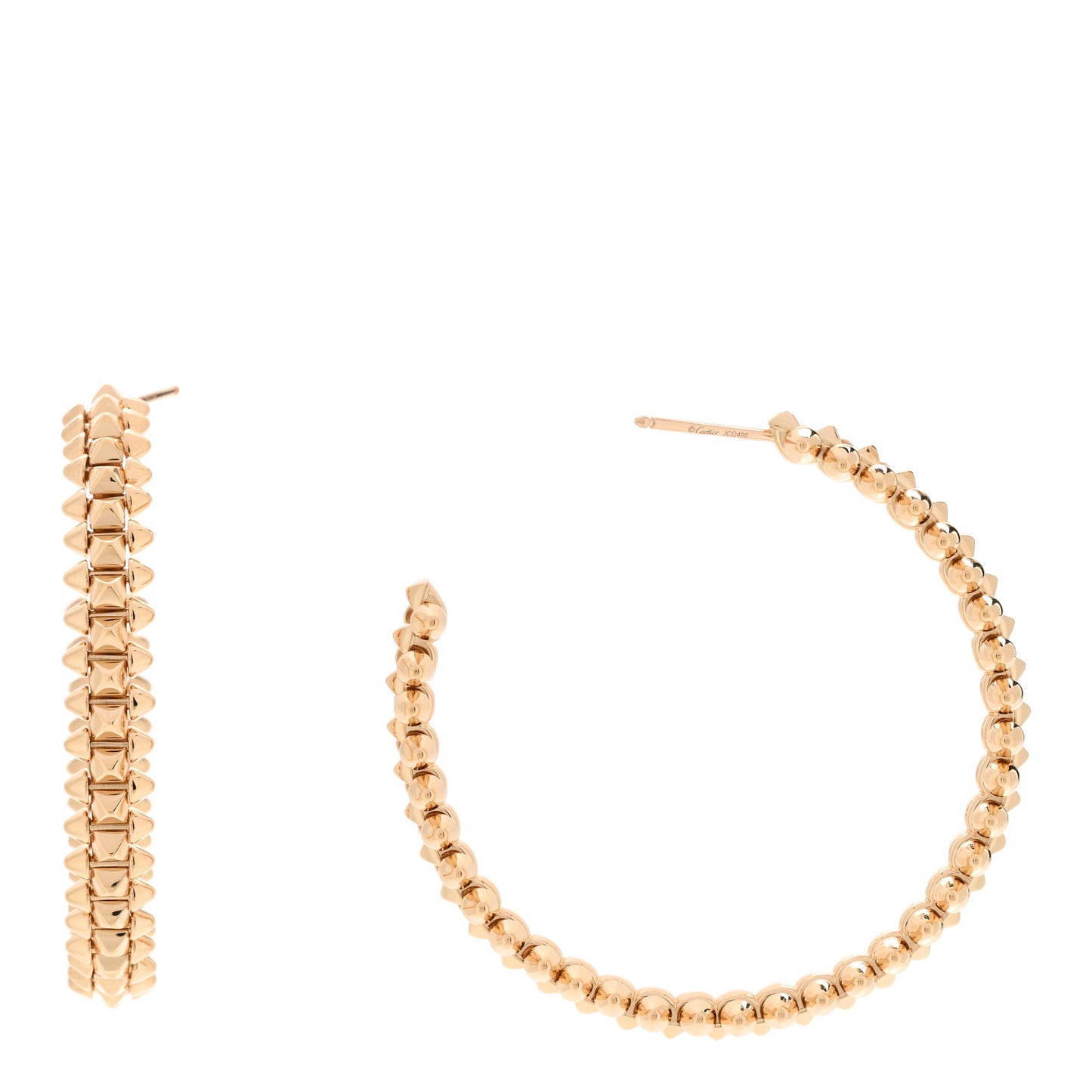 18K Pink Gold Medium Clash de Cartier Earrings