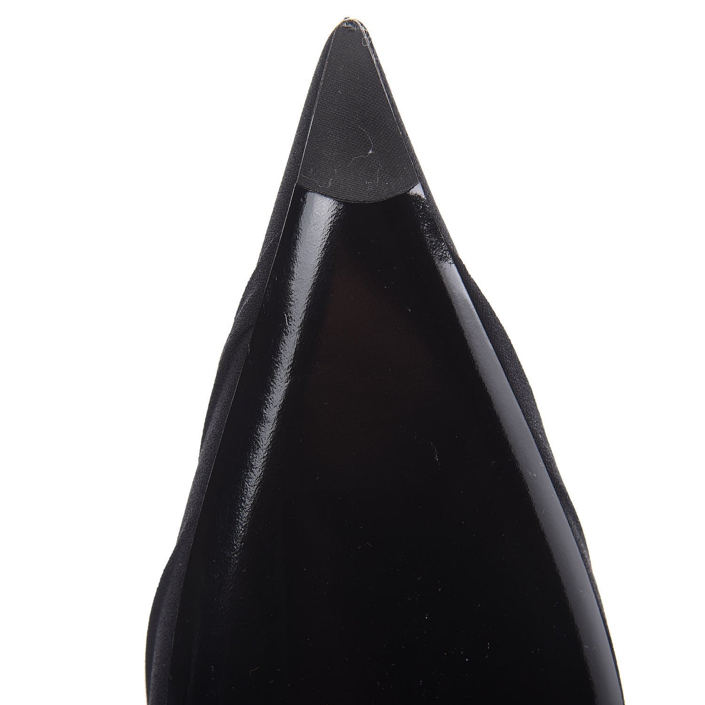 Jersey Knife Point-Toe Slingback Flats 37 Black