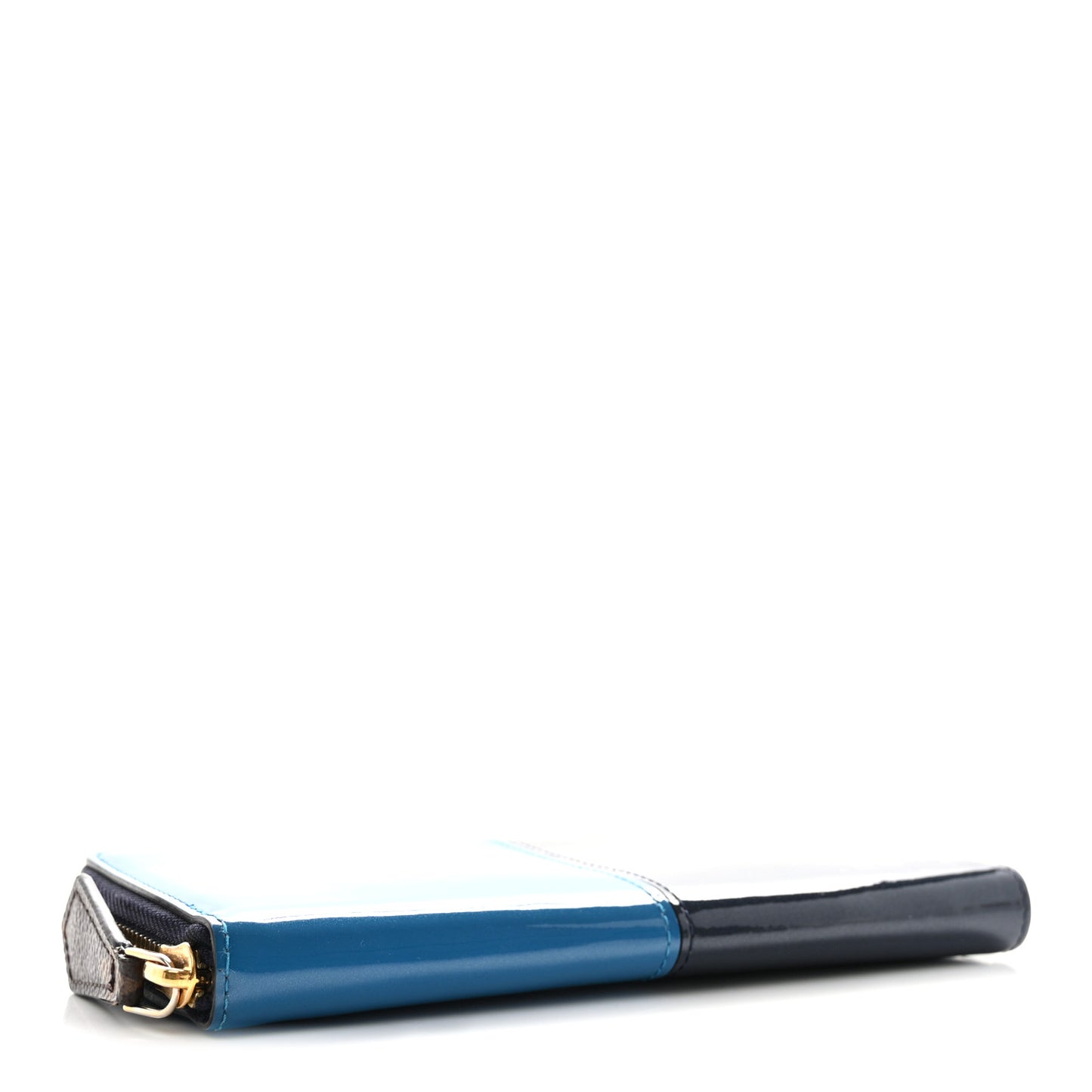 Vernis Miroir Clemence Wallet Blue