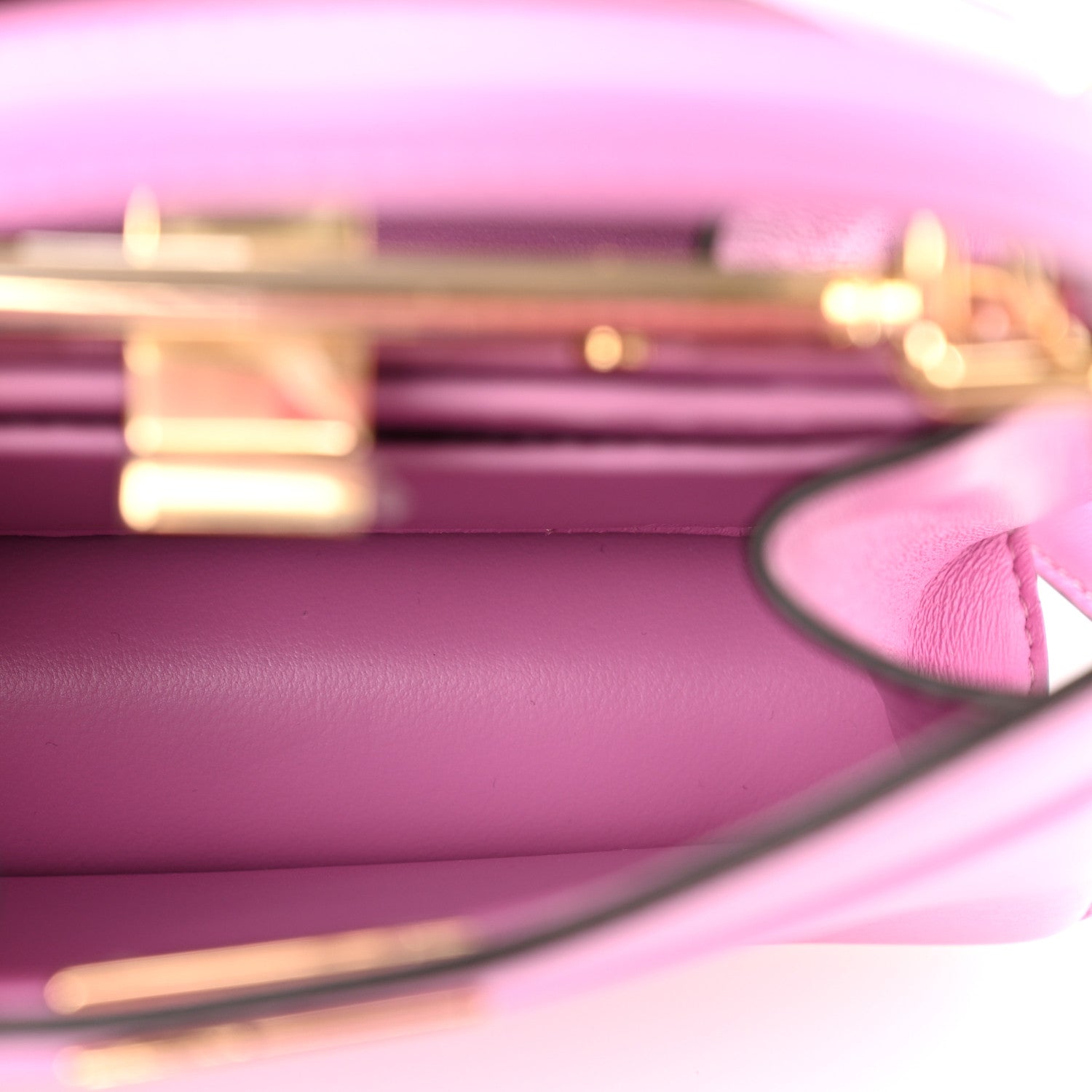 Fendi Shiny Nappa Petite Peekaboo I SEE U Satchel Rosa 5 of 9