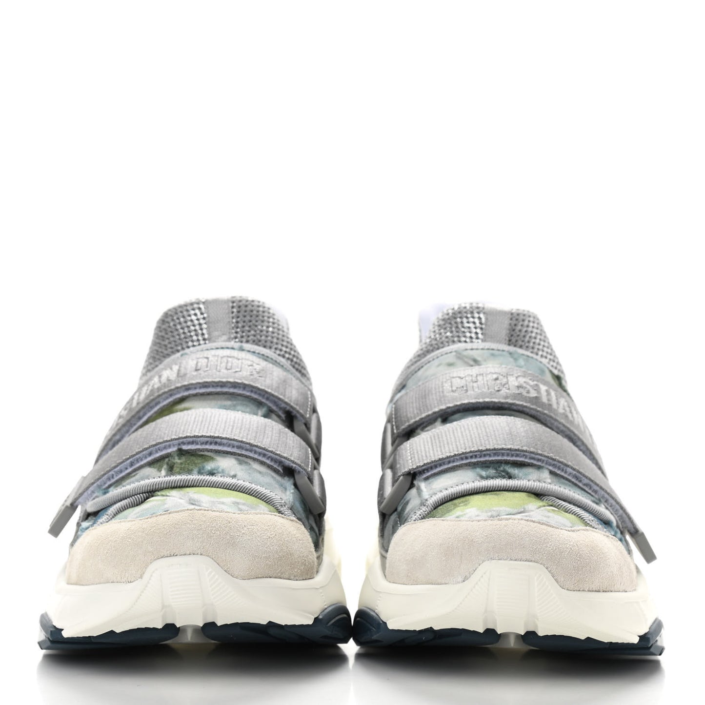 Technical Fabric Shaded Camouflage Womens D-Wander Sneakers 40 Denim Blue