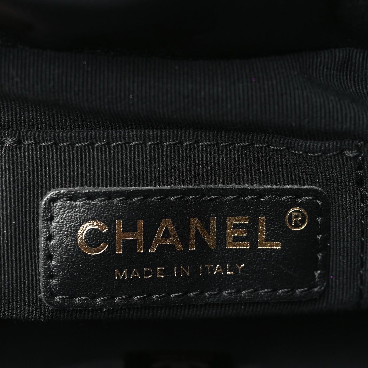 Calfskin Quilted Chain Bucket Bag Black