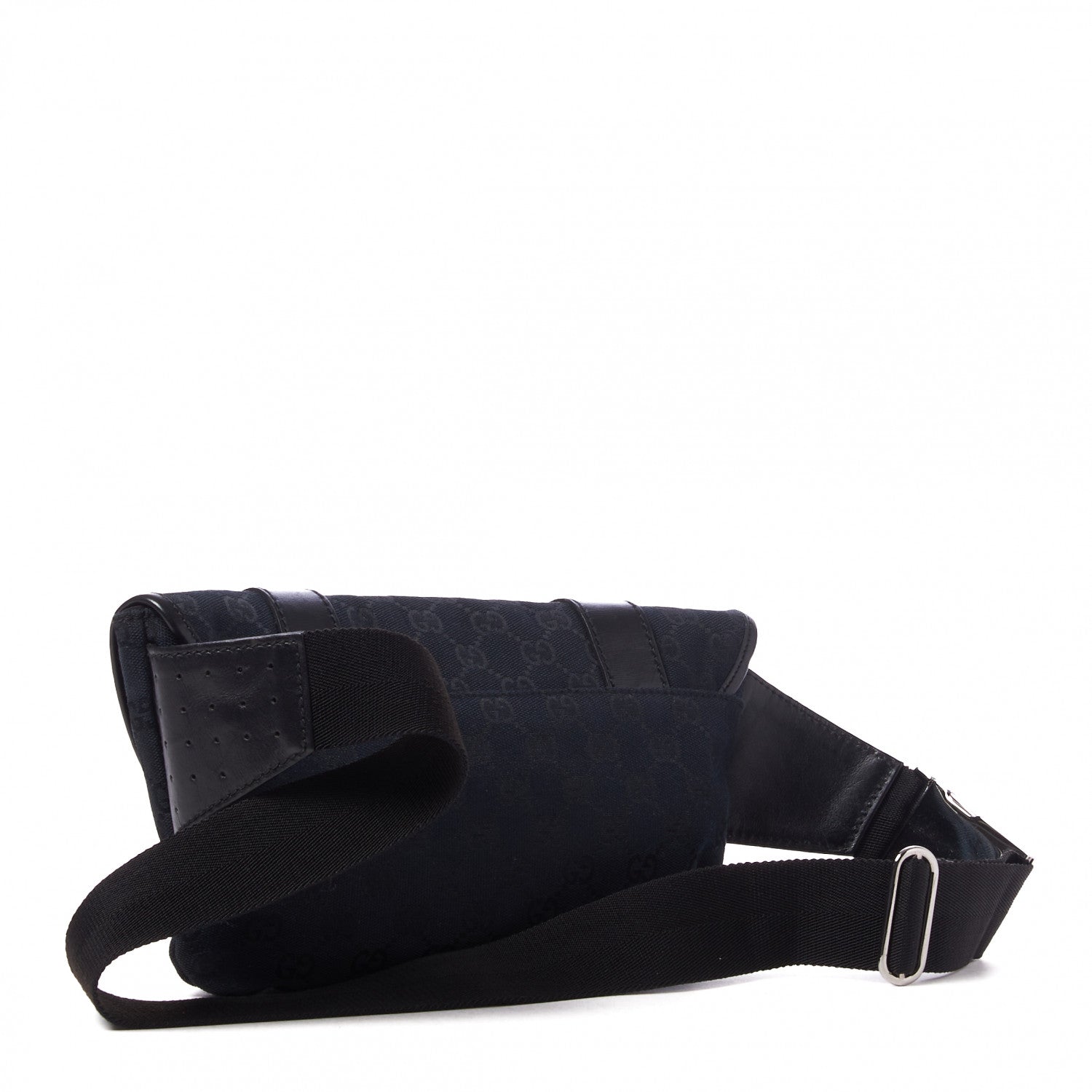 Gucci Monogram Waist Belt Bag Black 2 of 8