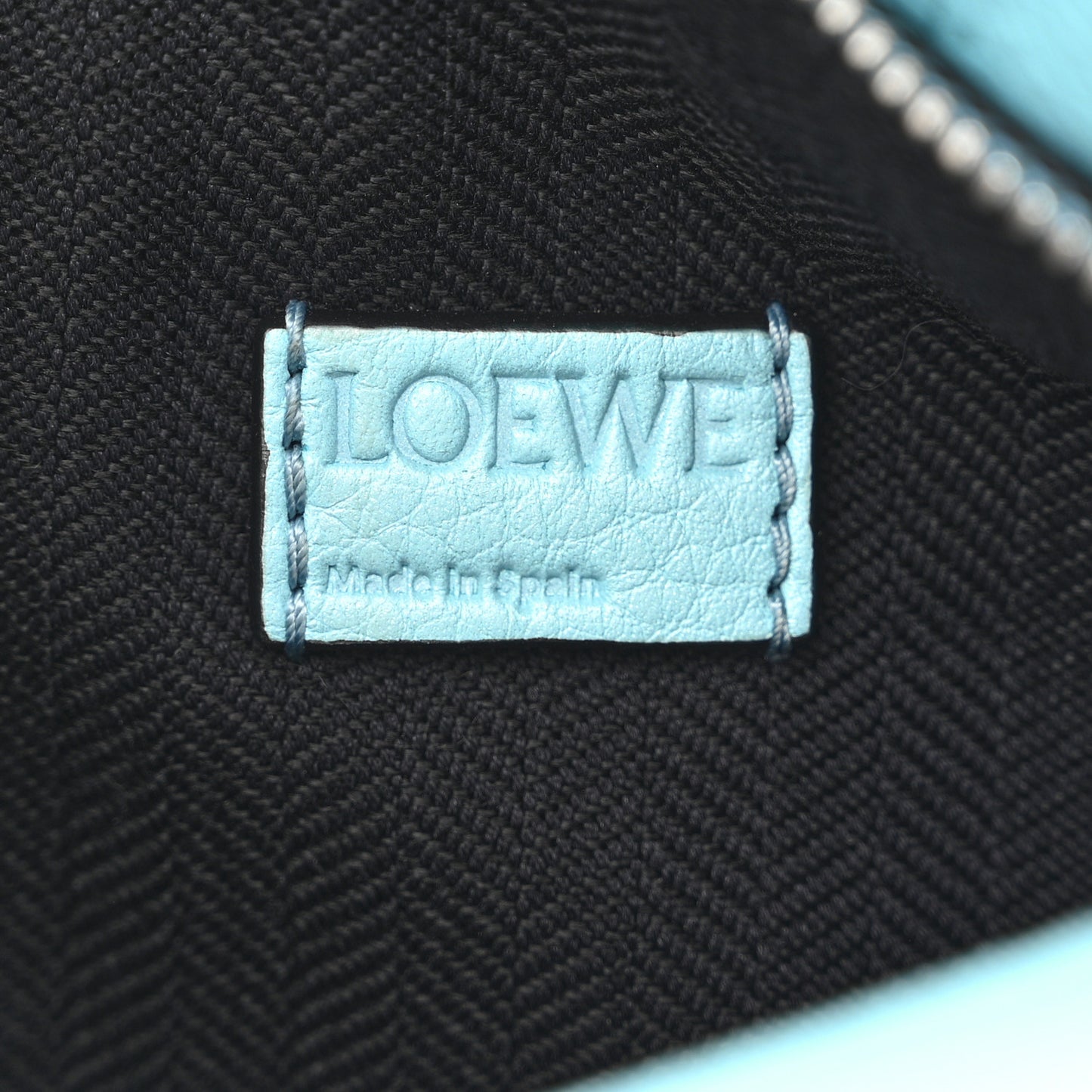 Calfskin Mini Puzzle Bag Light Blue