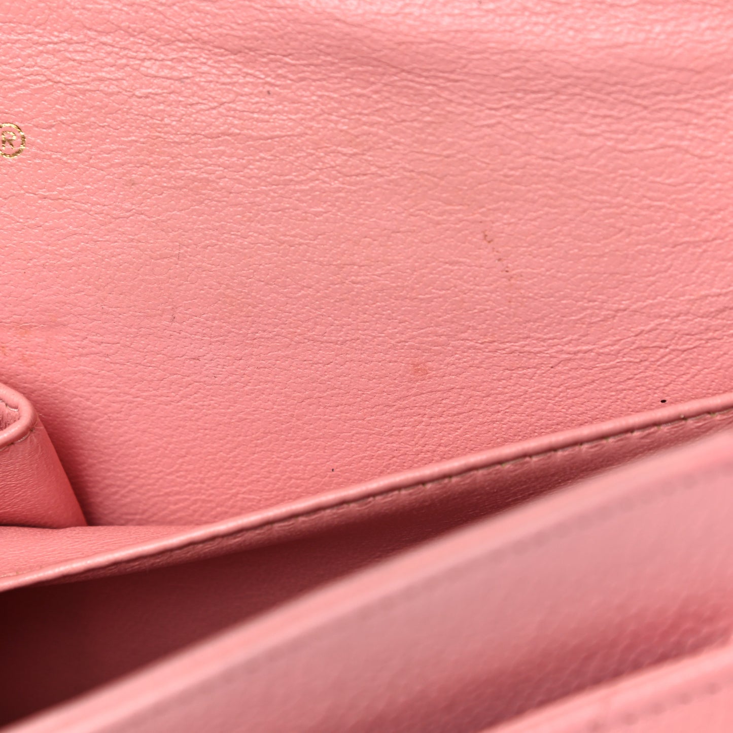 Caviar Quilted Medium Double Flap Pink