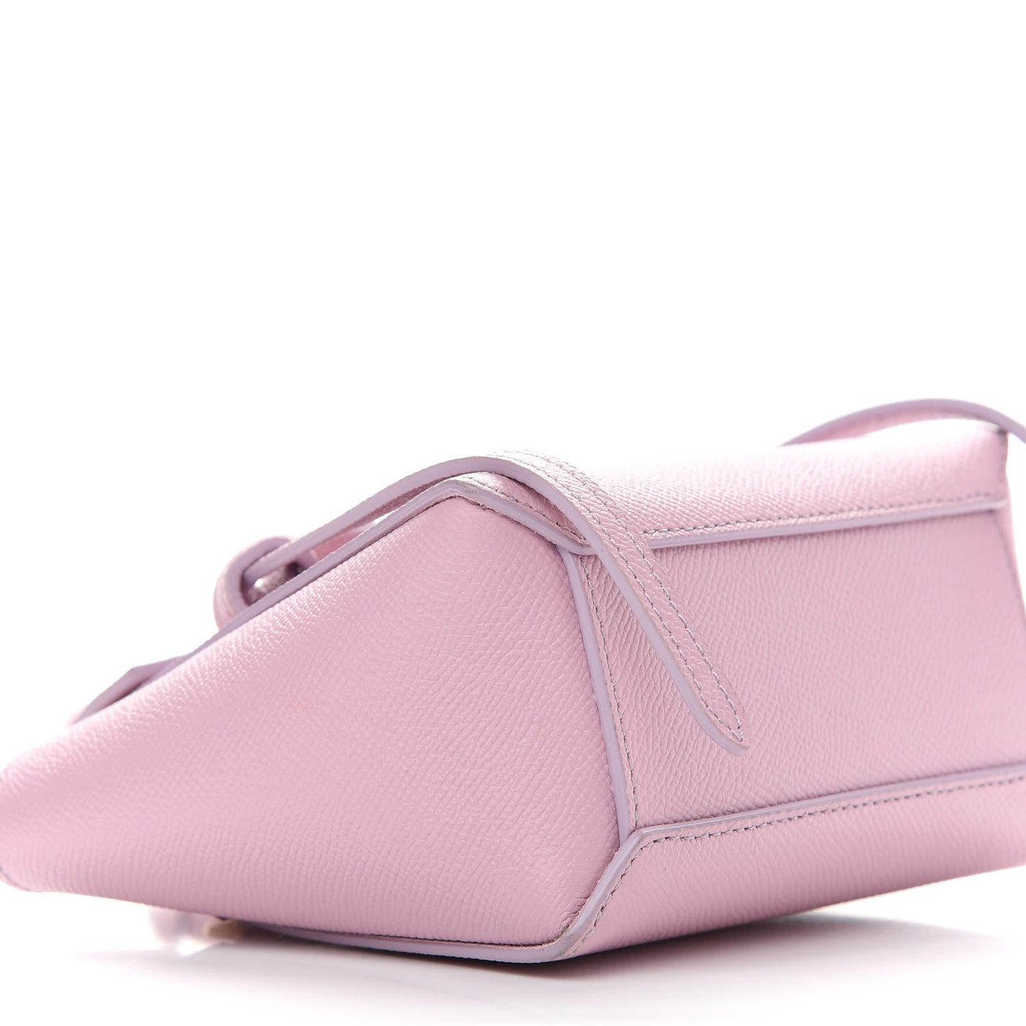 Grained Calfskin Pico Belt Bag Rose Quartz