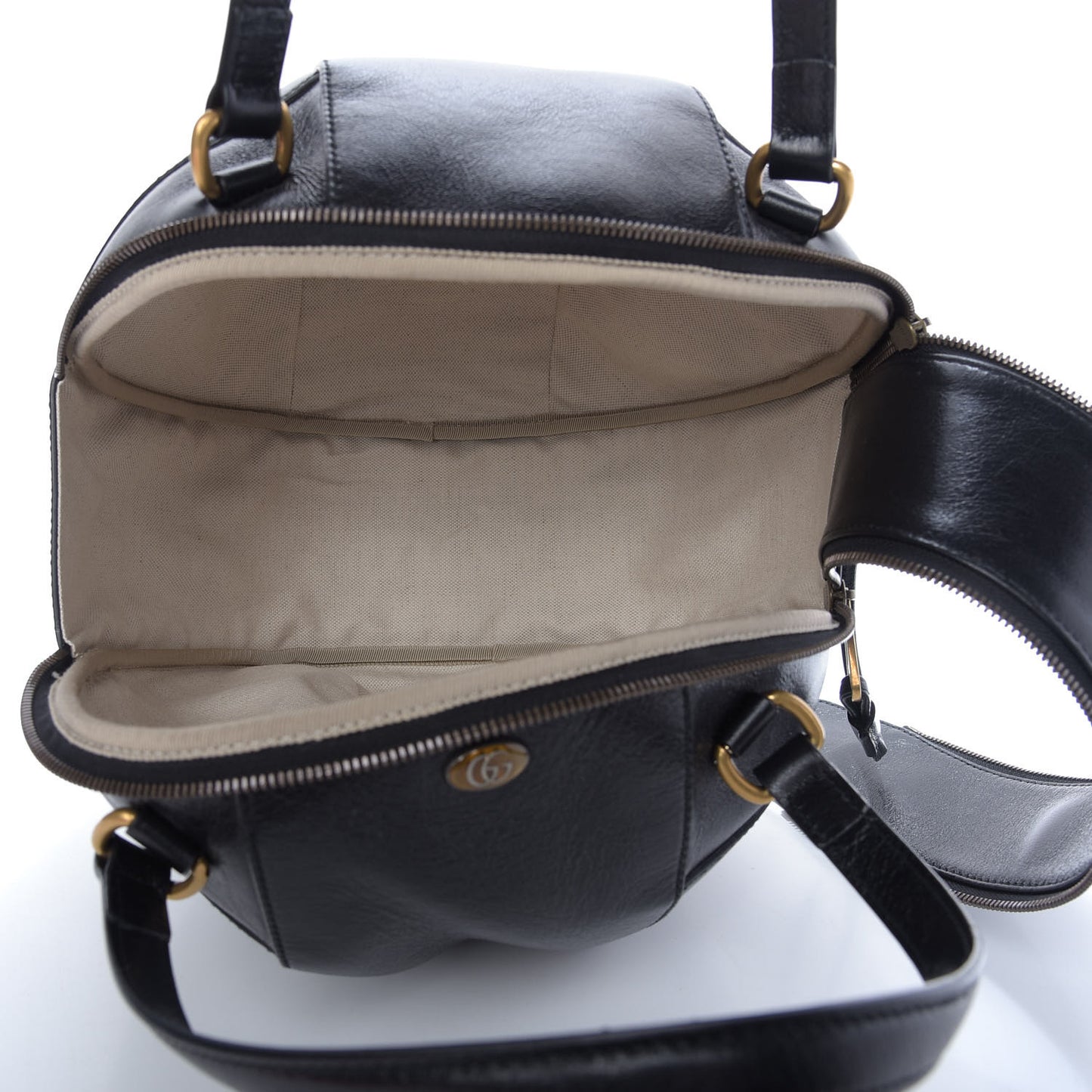 Piuma Lux Energy Large Tifosa Basketball Shaped Shoulder Bag Black