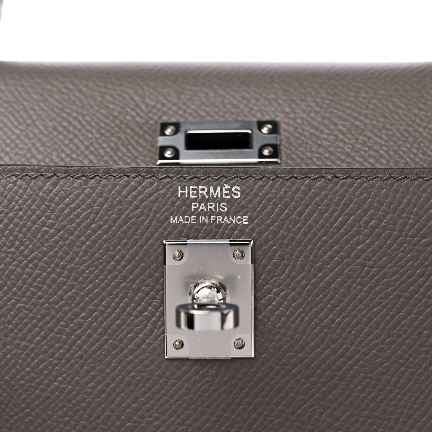 Hermes Epsom Kelly Sellier 25 Etain 6 of 10